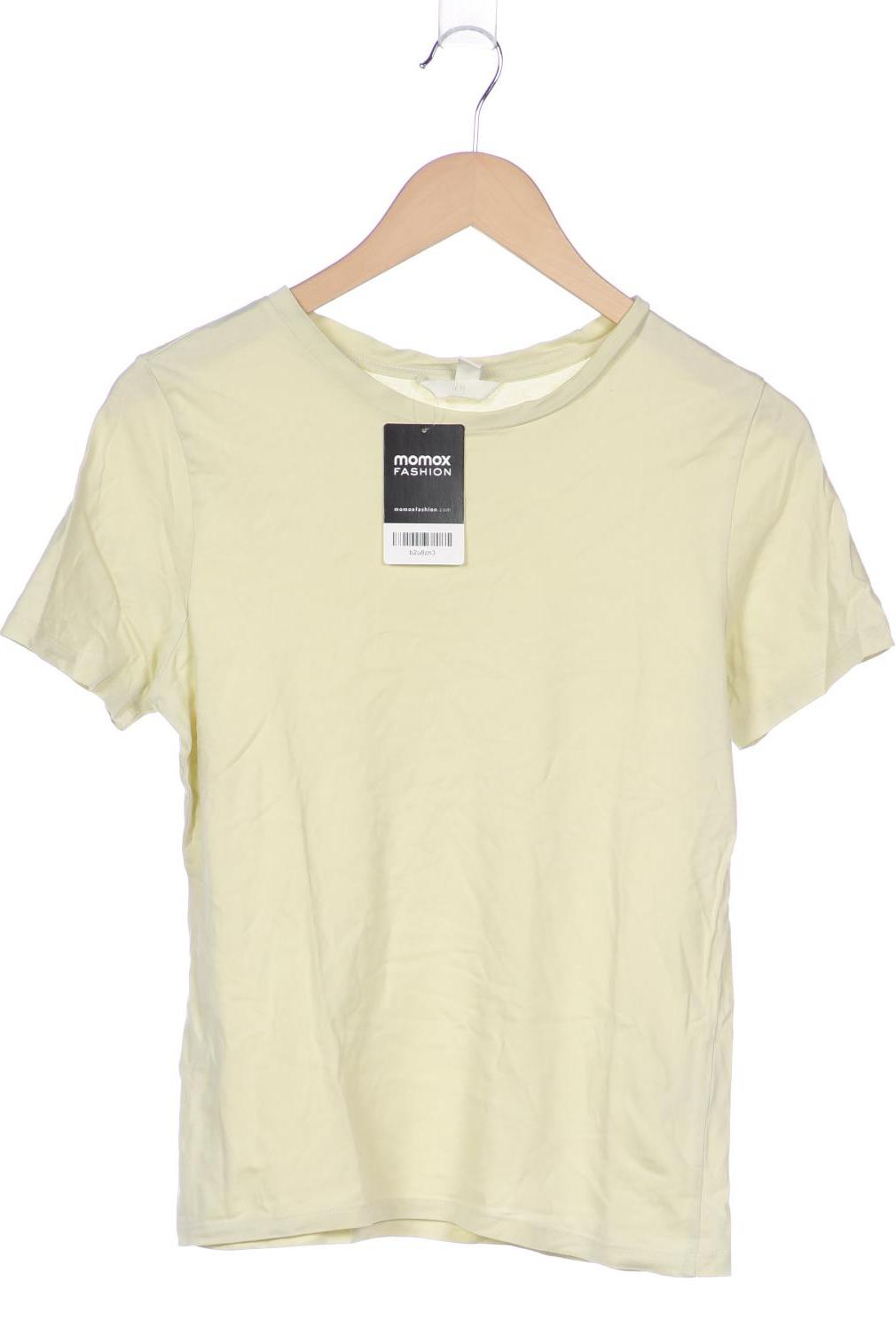 H&M Damen T-Shirt, gelb von H&M