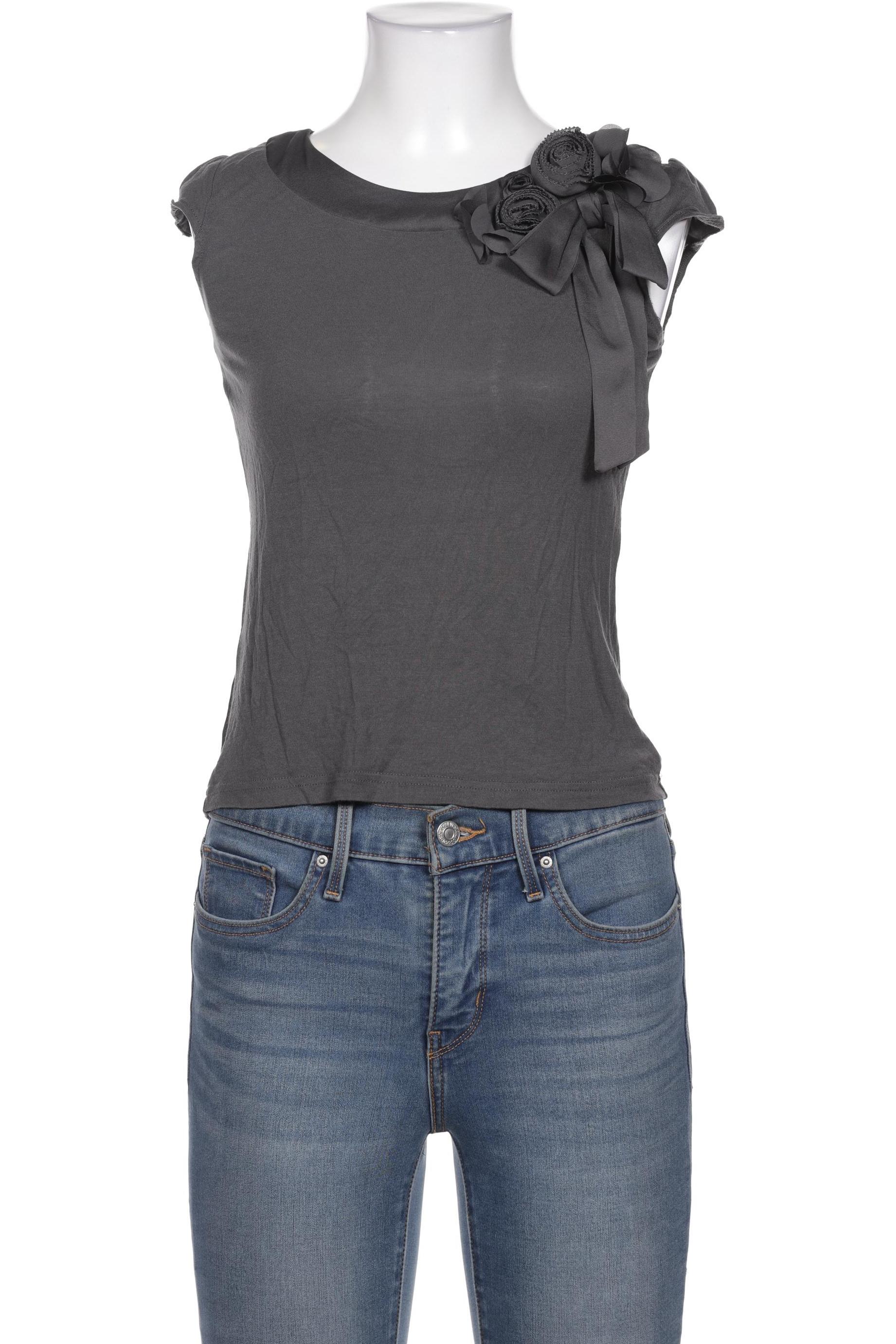 H&M Damen T-Shirt, grau von H&M