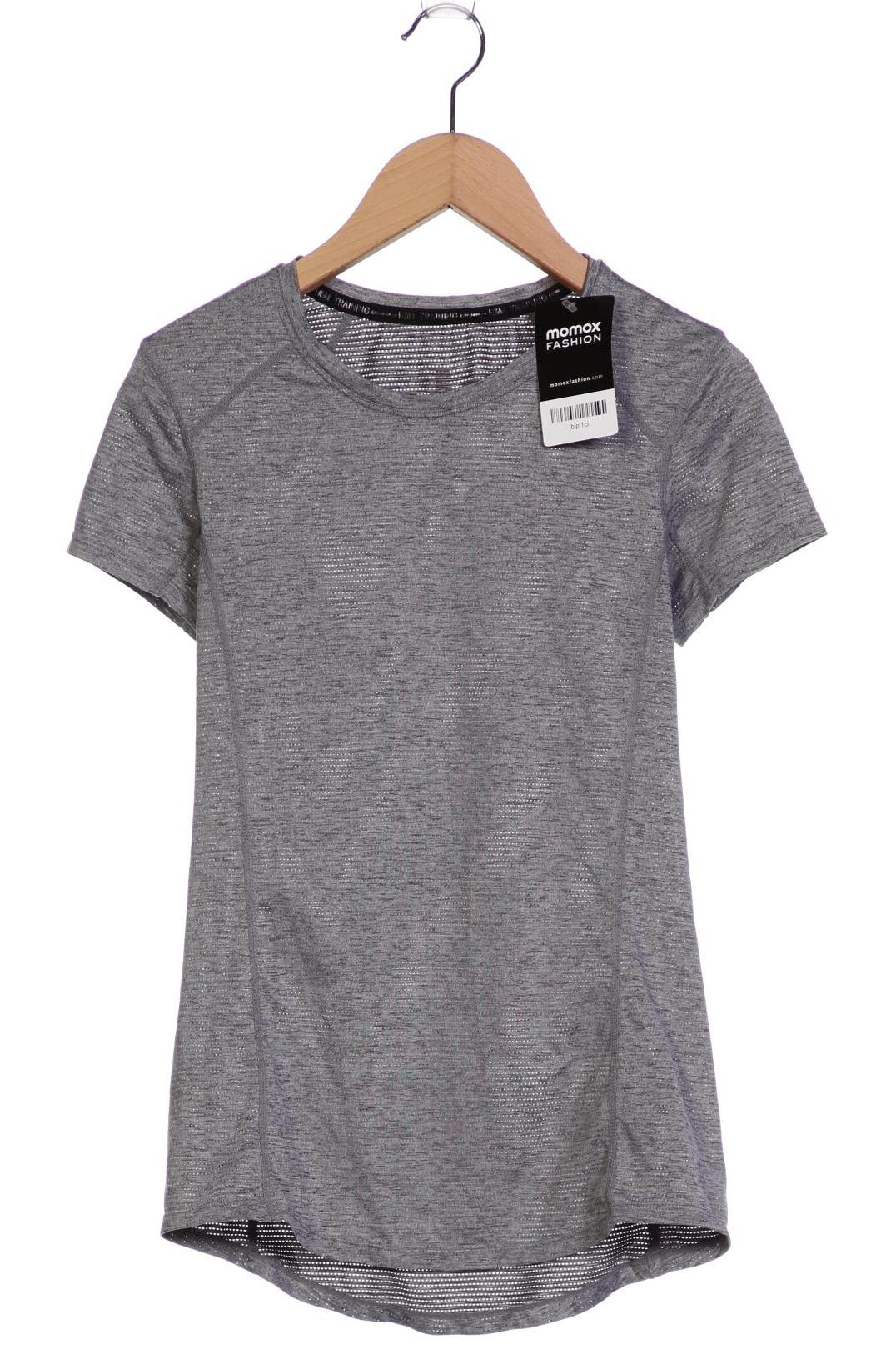 H&M Damen T-Shirt, grau von H&M