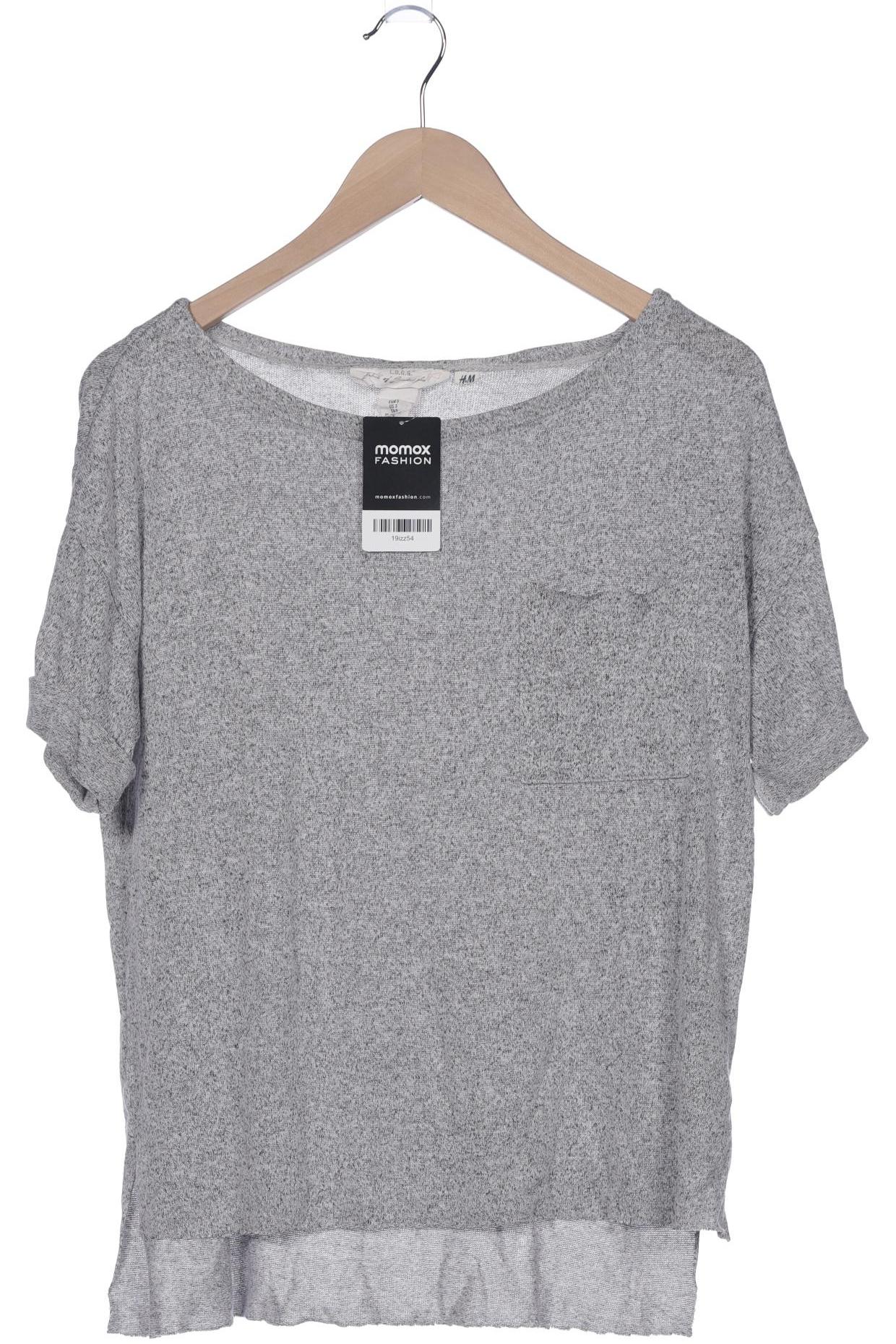 H&M Damen T-Shirt, grau von H&M