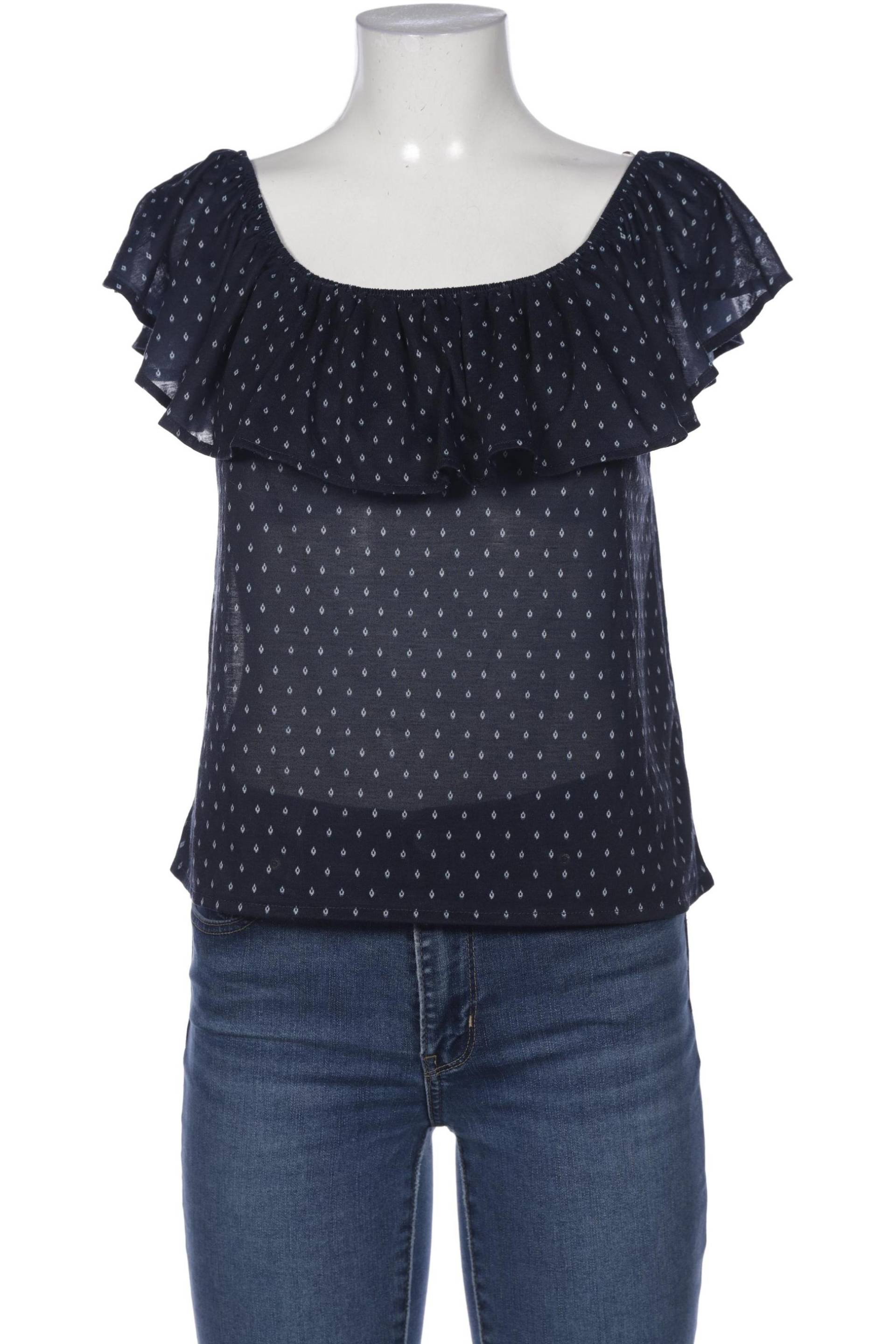 H&M Damen T-Shirt, marineblau von H&M