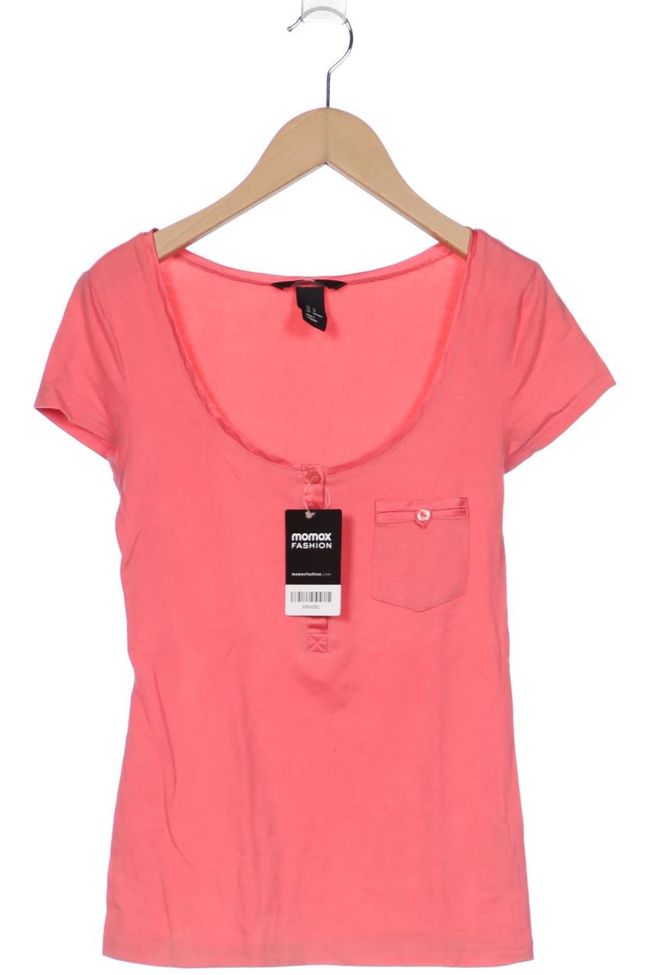 H&M Damen T-Shirt, pink von H&M