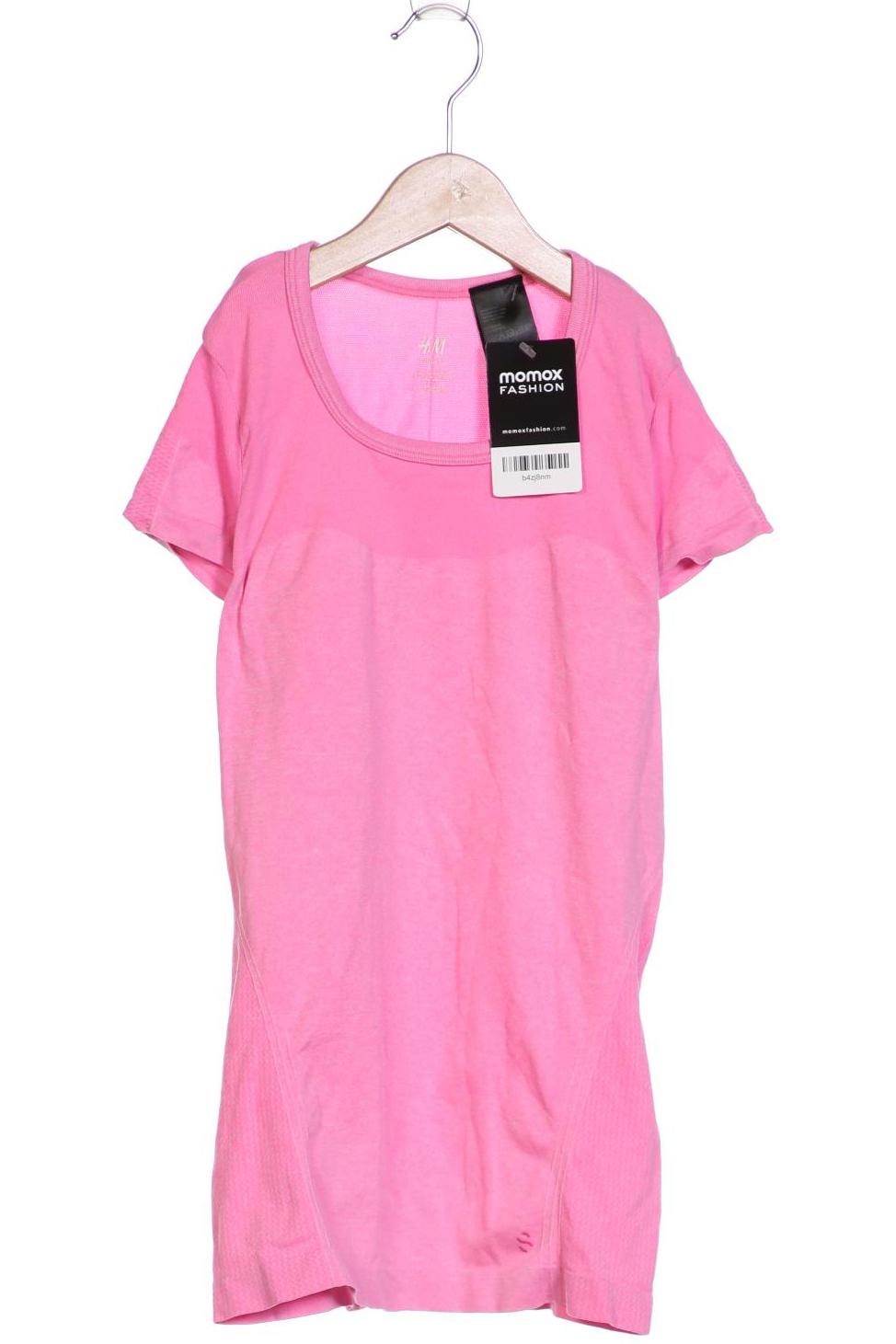 H&M Damen T-Shirt, pink von H&M