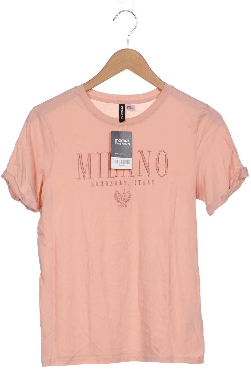 H&M Damen T-Shirt, pink von H&M