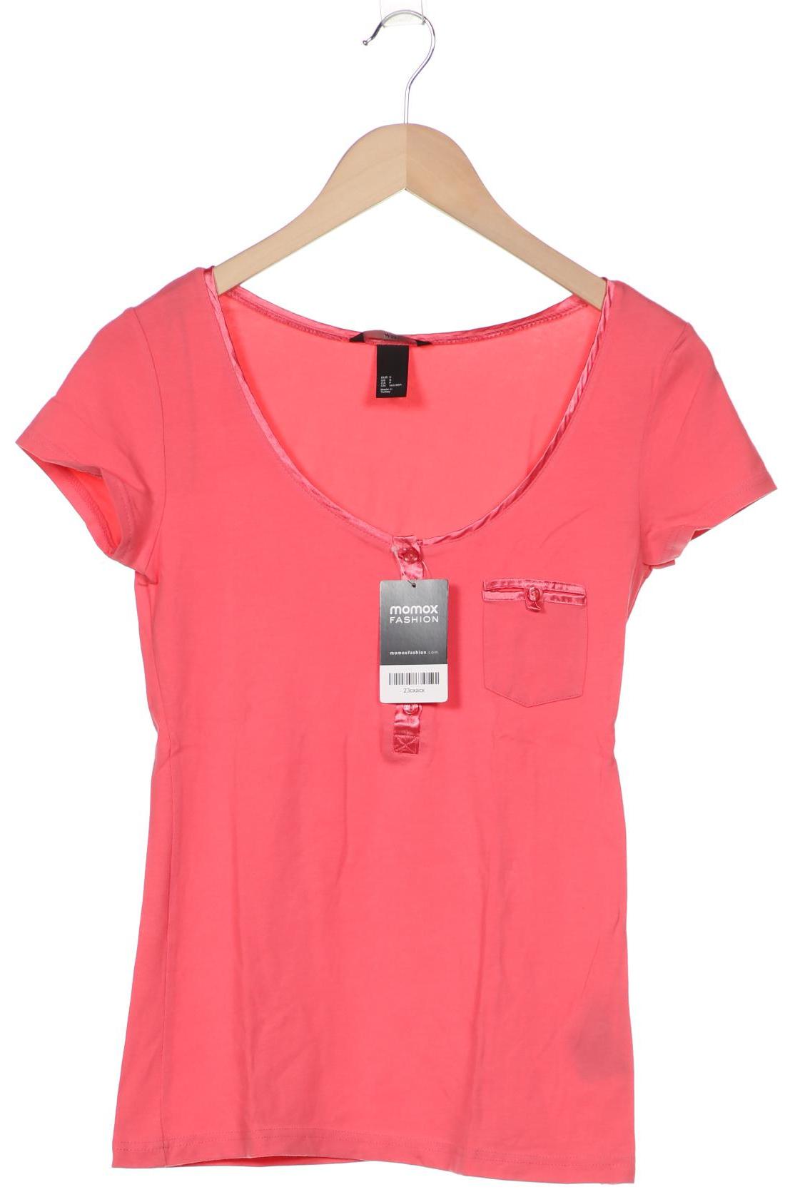 H&M Damen T-Shirt, pink von H&M