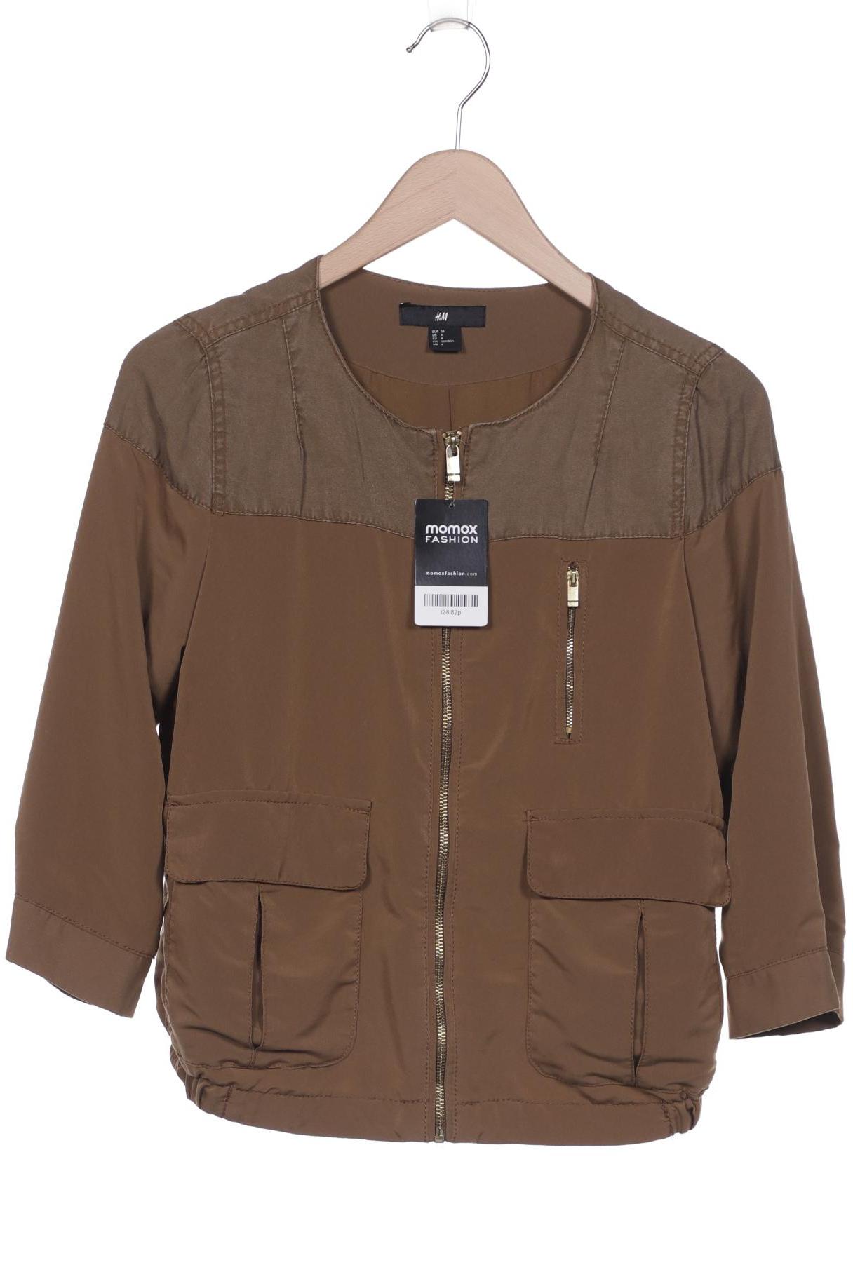 H&M Damen Jacke, braun von H&M