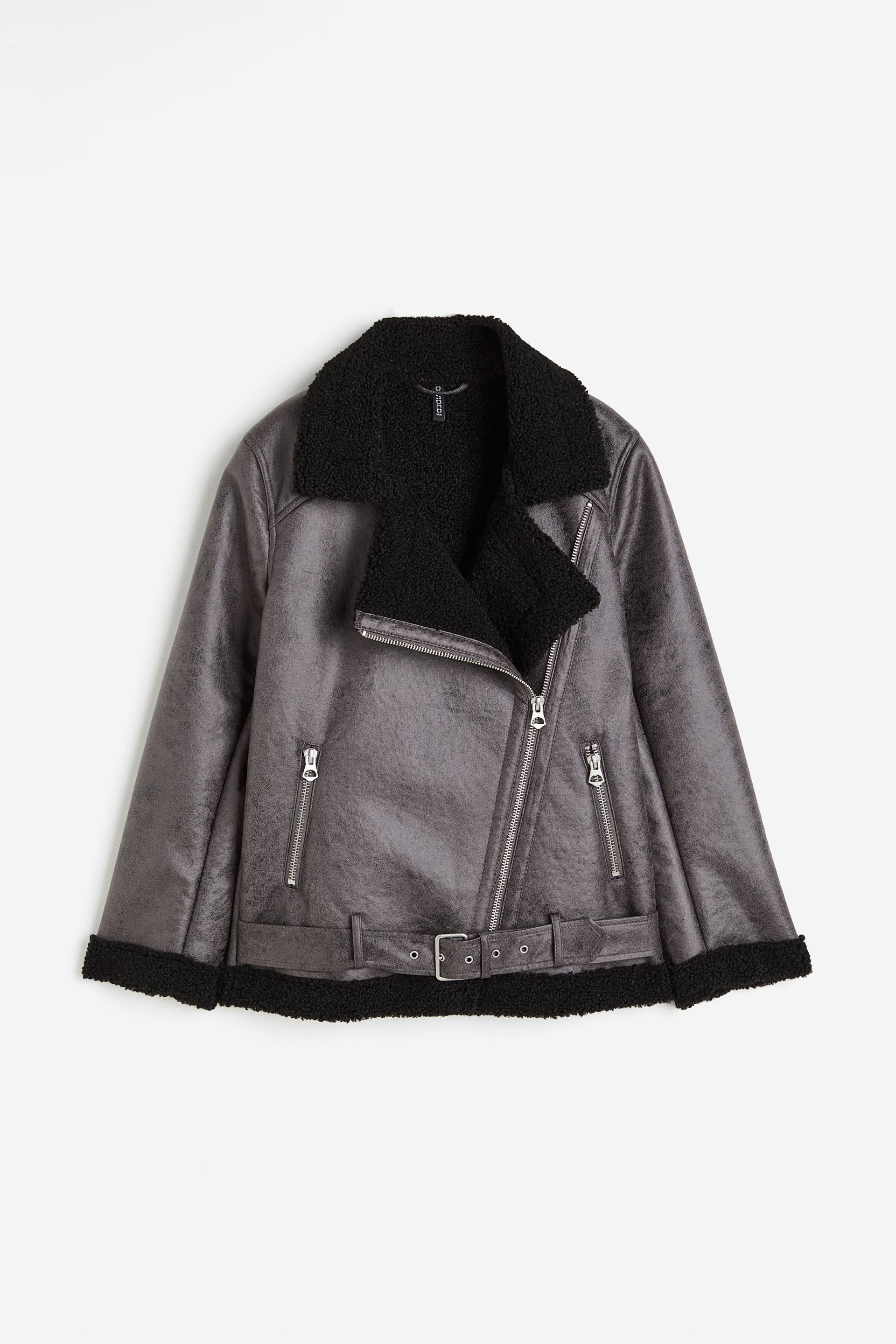 H&M Fliegerjacke Dunkelgrau, Jacken in Größe XXS. Farbe: Dark grey von H&M