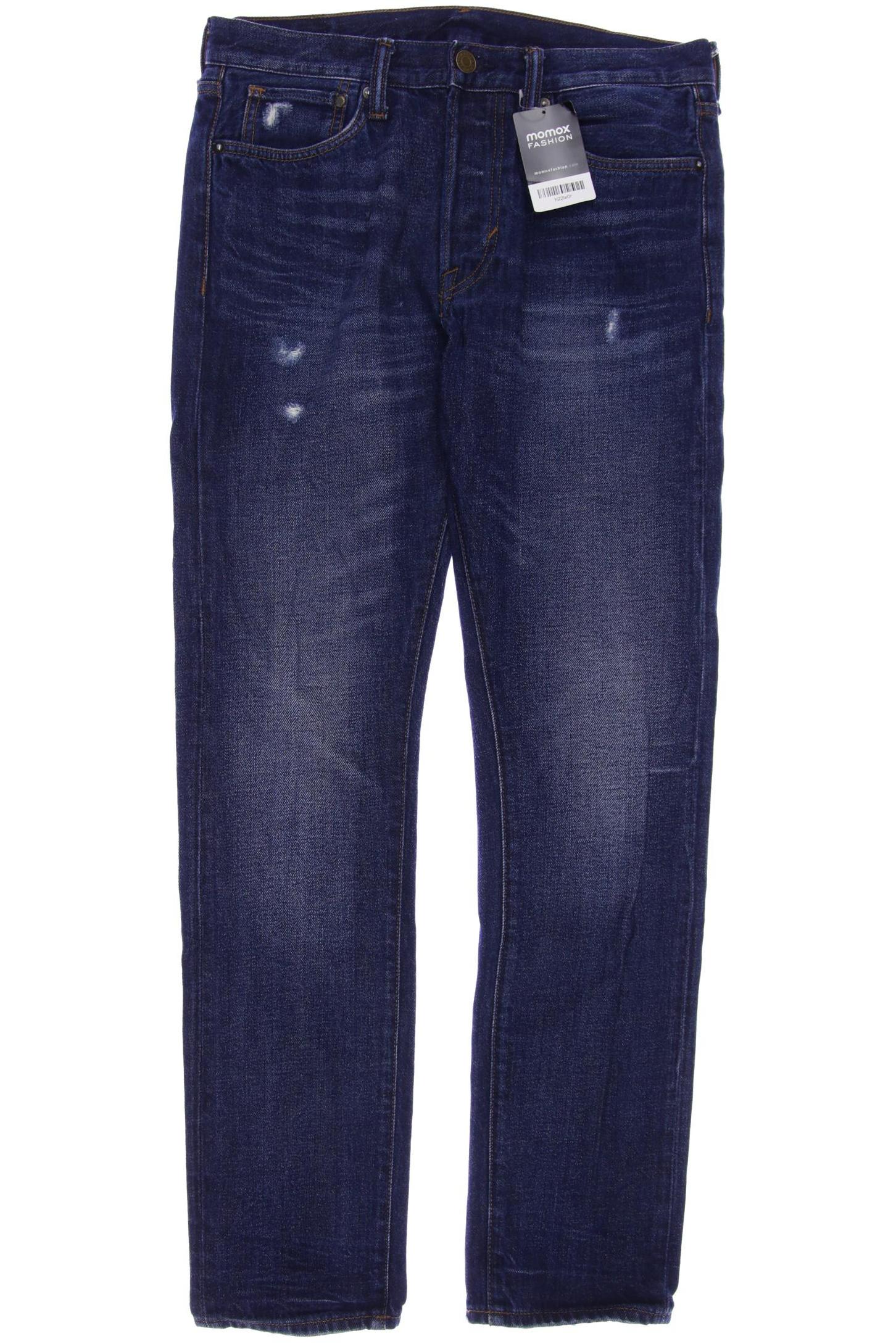 H&M Herren Jeans, marineblau von H&M