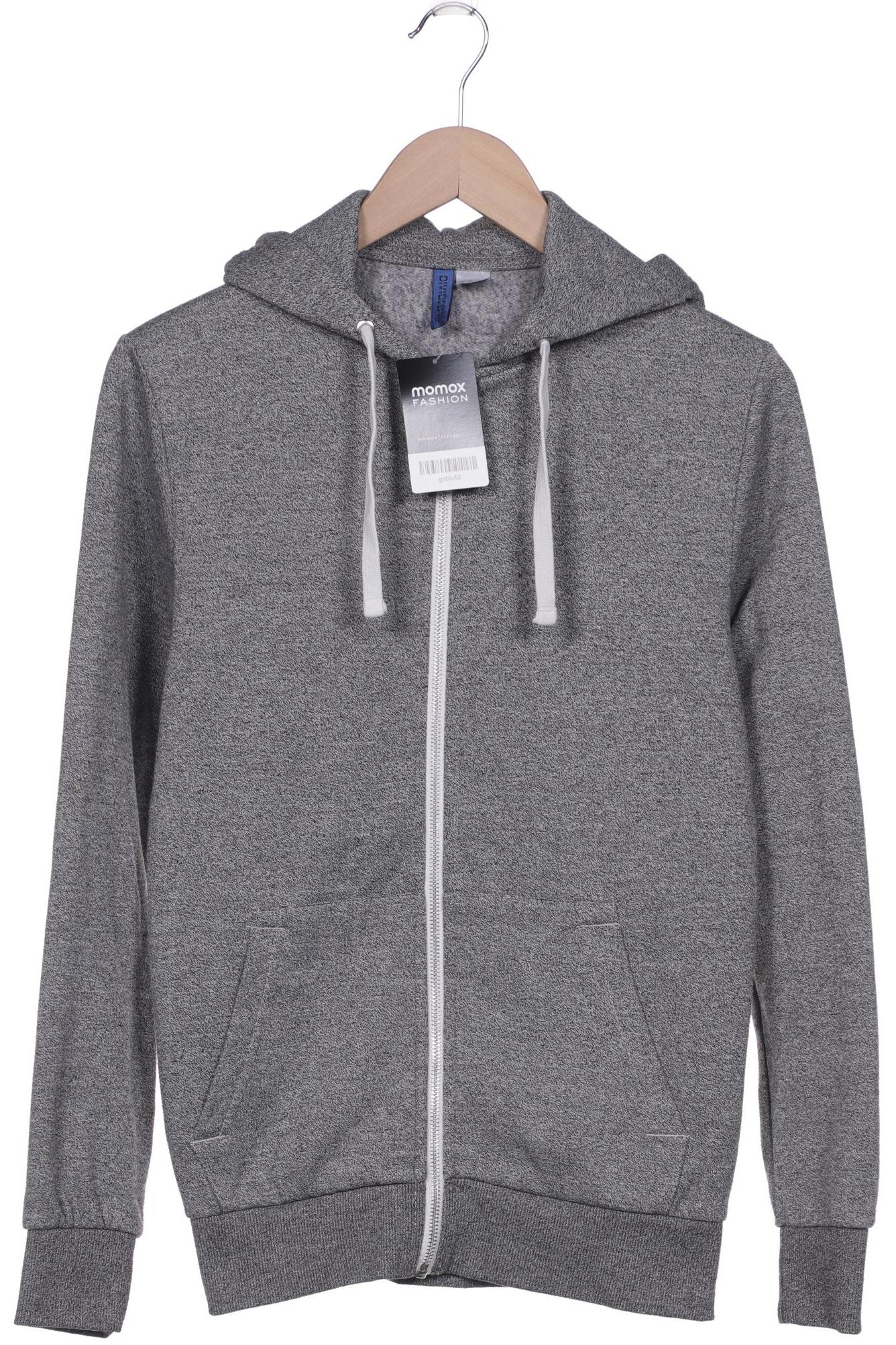 H&M Herren Kapuzenpullover, grau von H&M