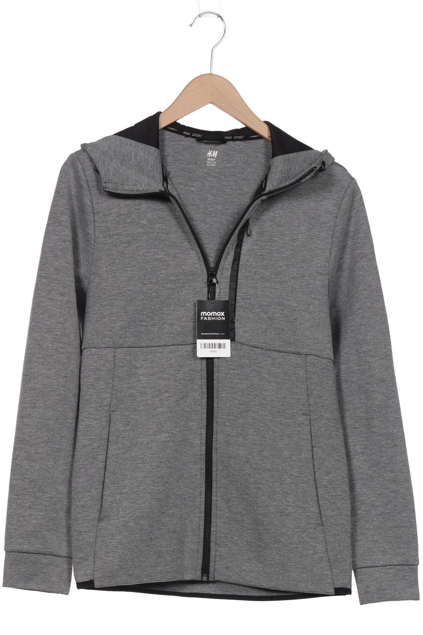 H&M Herren Kapuzenpullover, grau von H&M