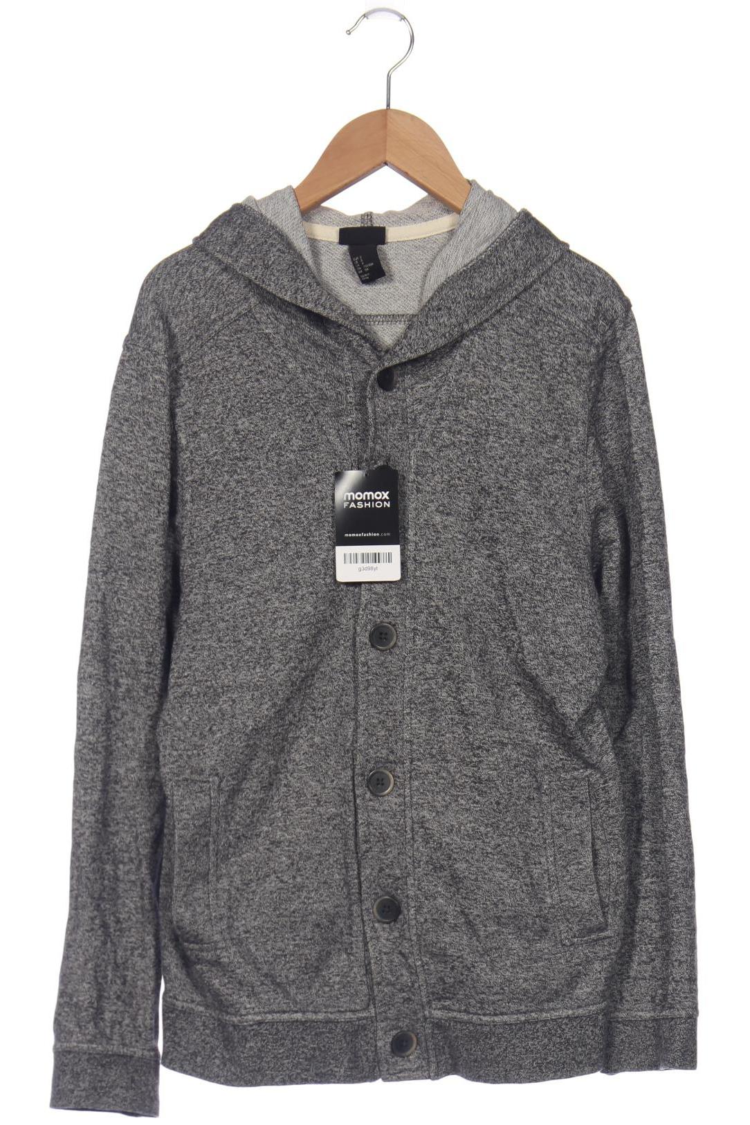 H&M Herren Kapuzenpullover, grau von H&M