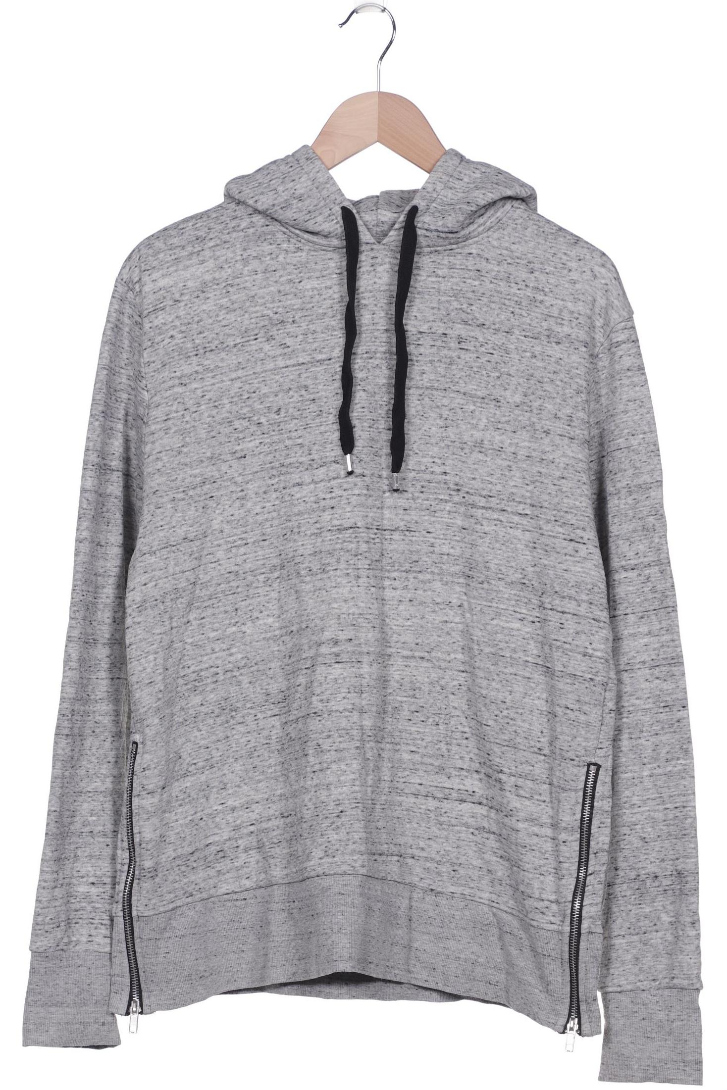 H&M Herren Kapuzenpullover, grau von H&M