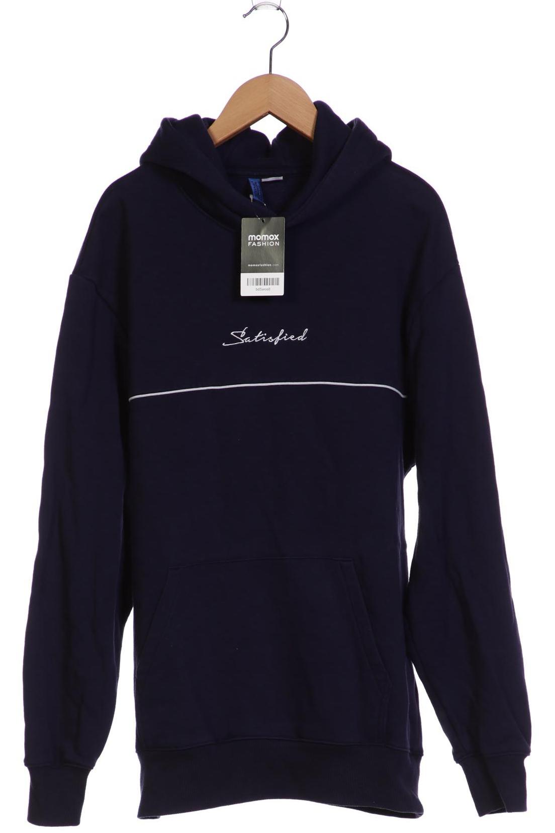 H&M Herren Kapuzenpullover, marineblau von H&M