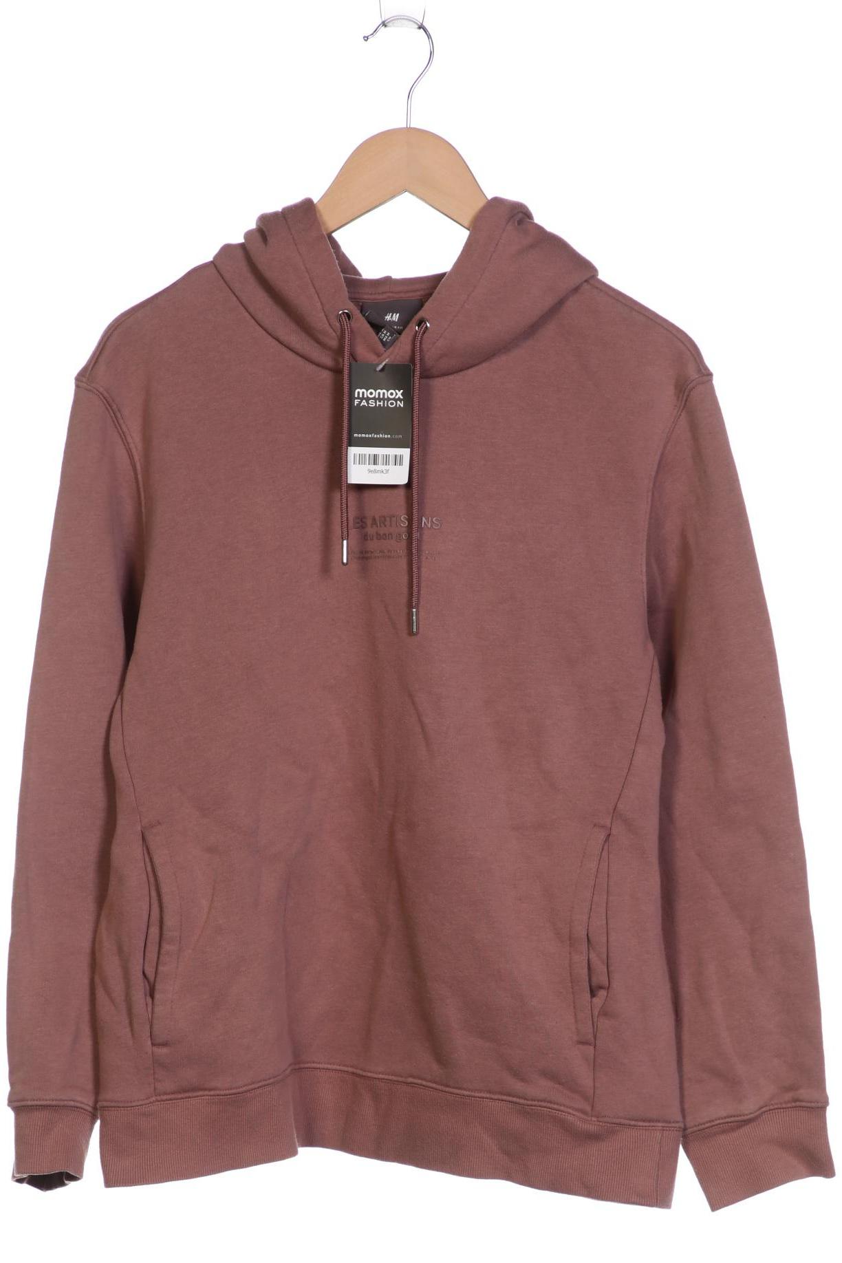 H&M Herren Kapuzenpullover, pink von H&M