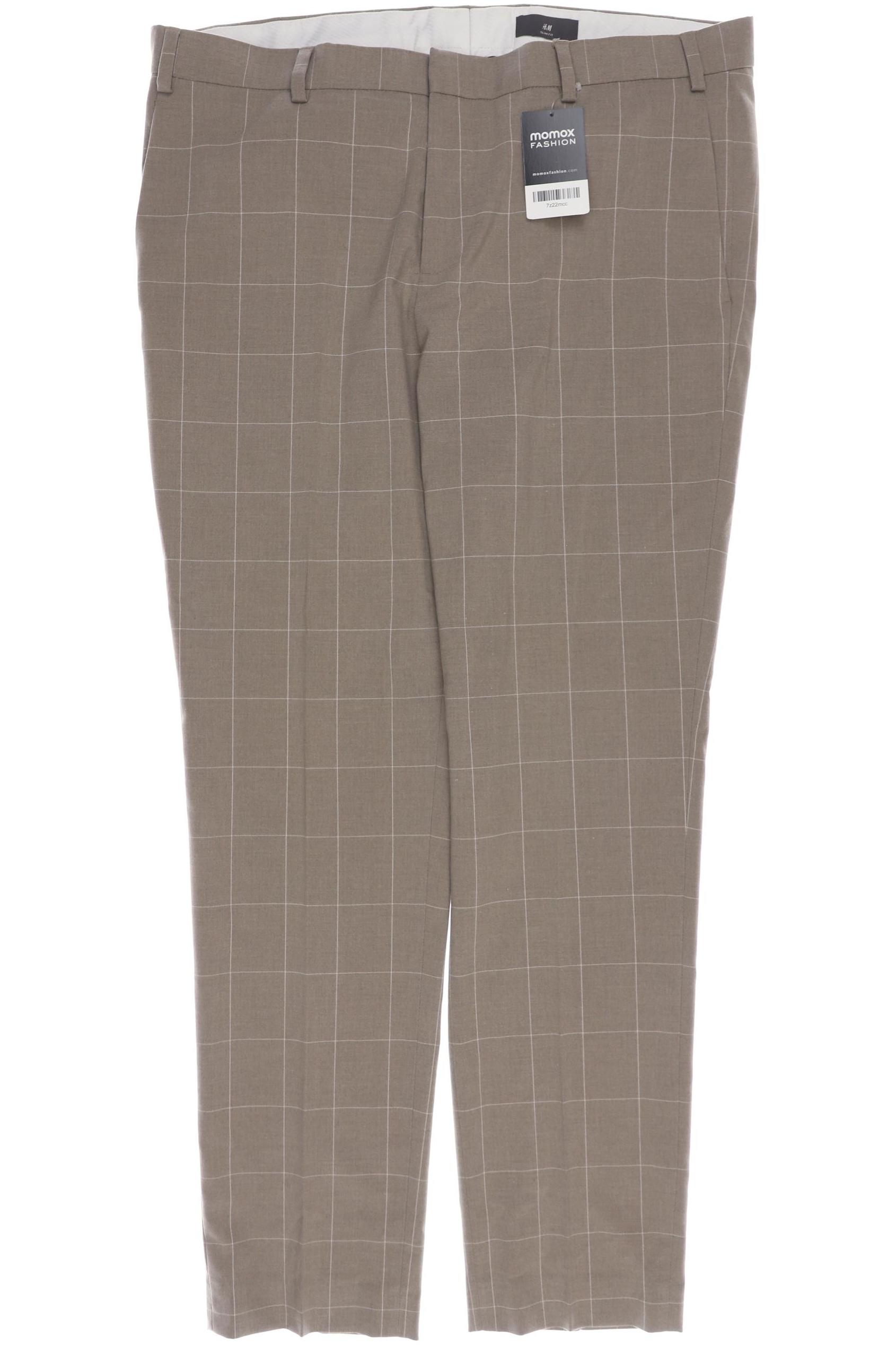 H&M Herren Stoffhose, beige von H&M