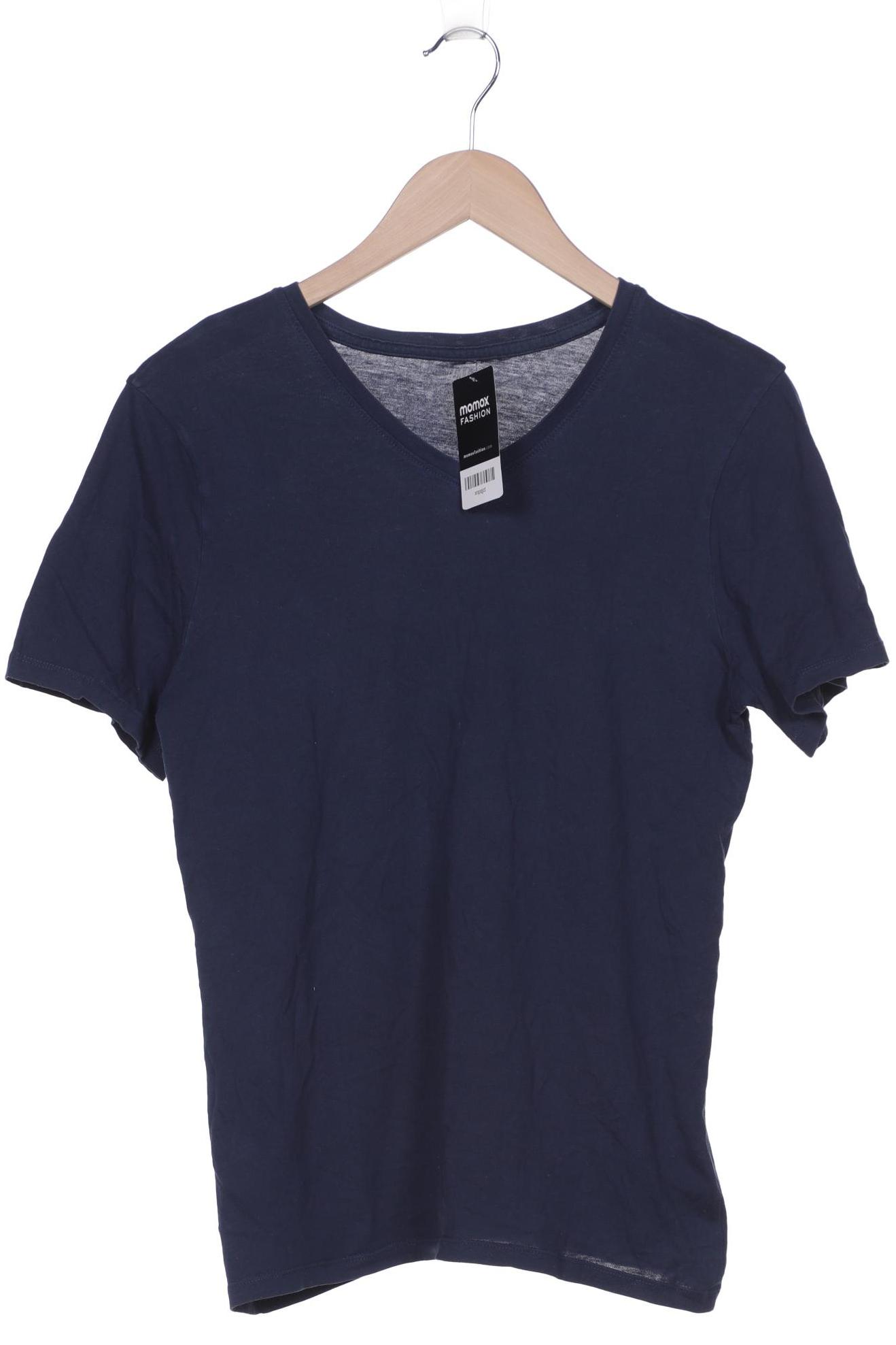 H&M Herren T-Shirt, marineblau, Gr. 170 von H&M