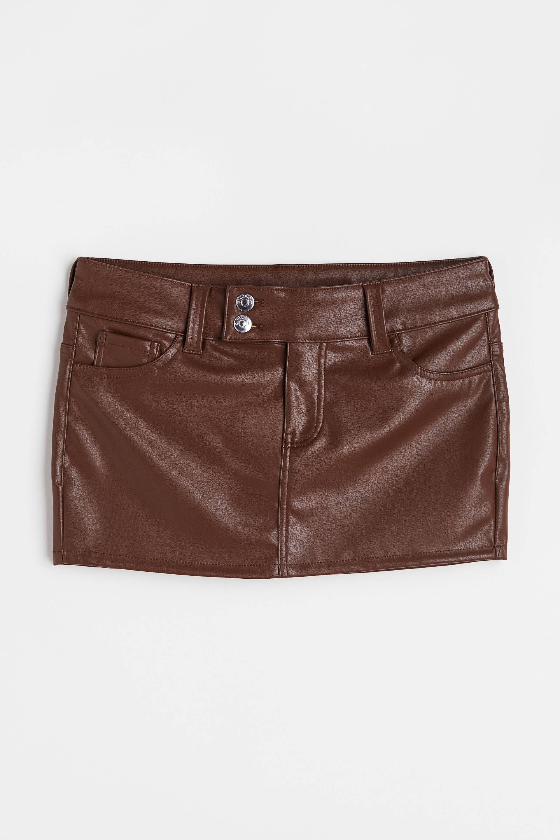 H&M Minirock Braun, Röcke in Größe 38. Farbe: Brown von H&M