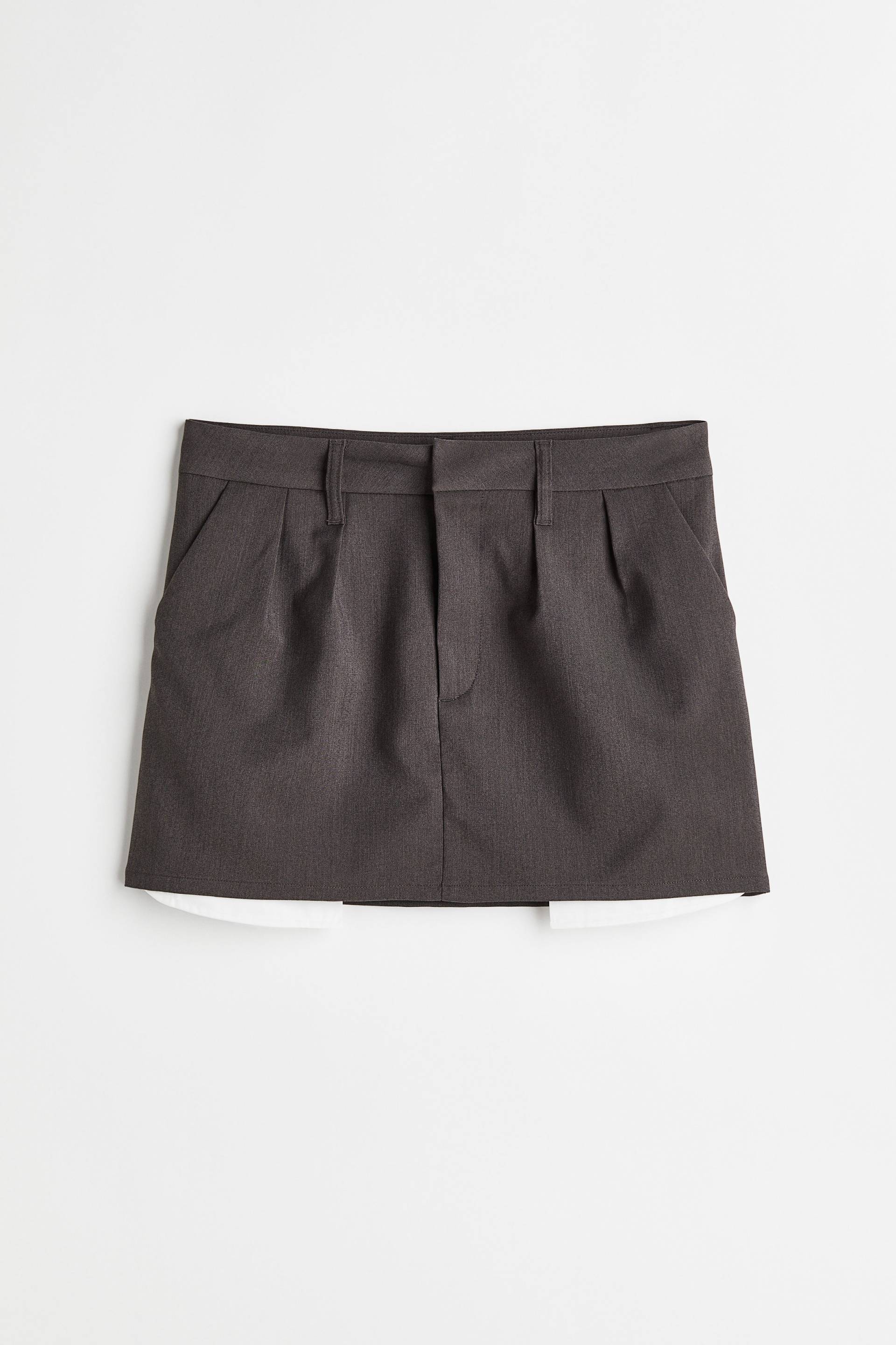 H&M Minirock Dunkelgrau, Röcke in Größe XL. Farbe: Dark grey von H&M