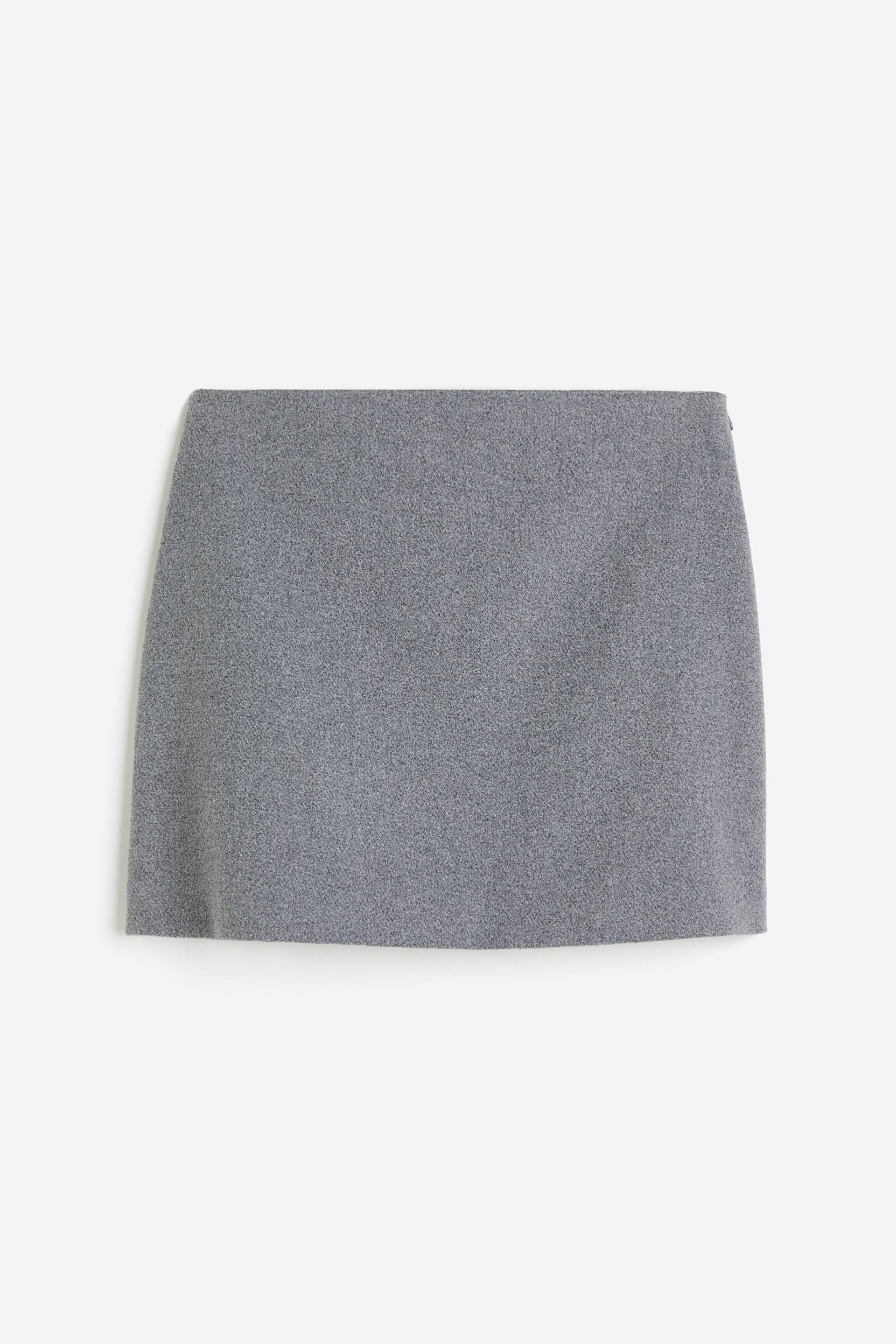 H&M Minirock Grau, Röcke in Größe 44. Farbe: Grey von H&M