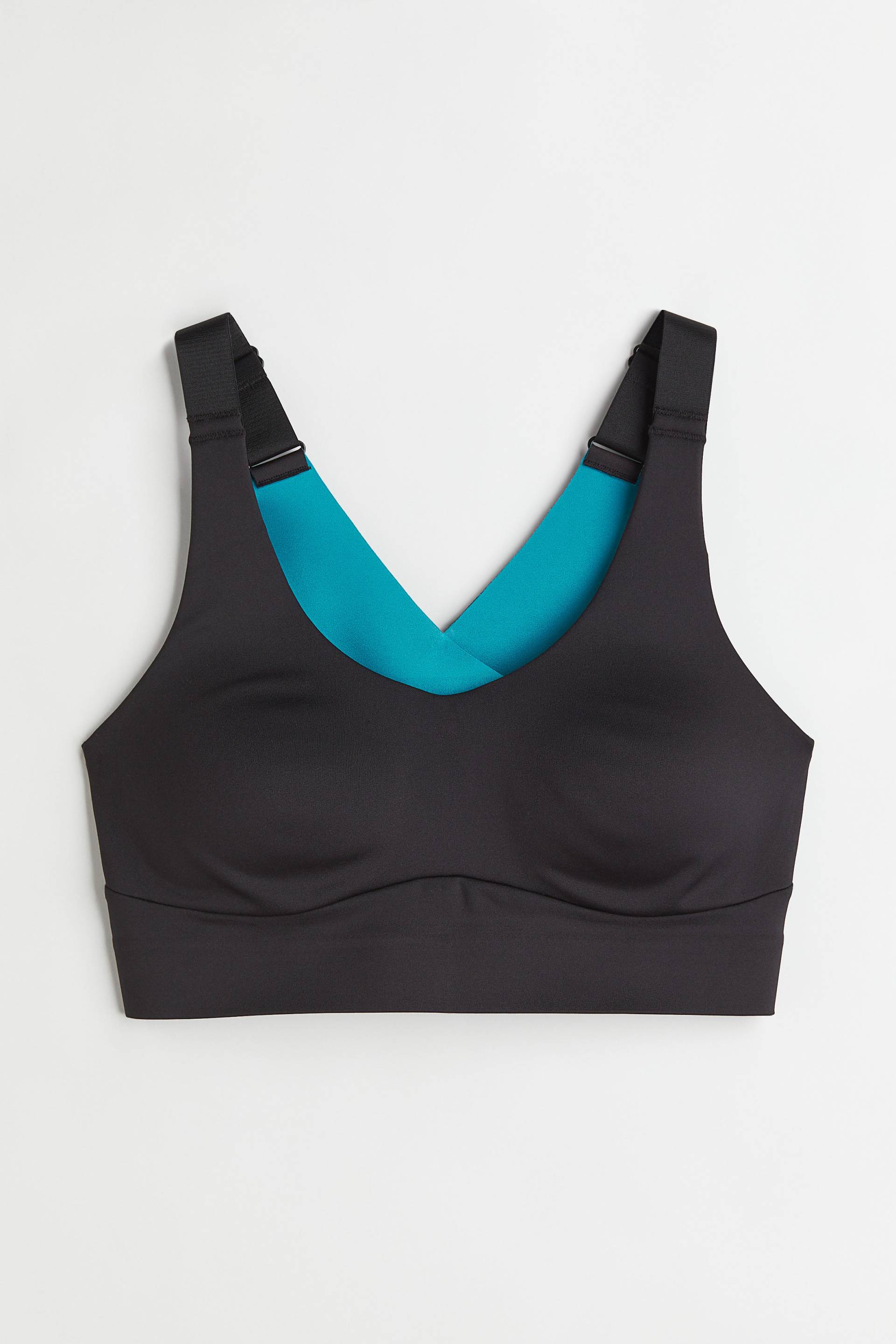 H&M Sport-BH Medium Support Schwarz, Sport-BHs in Größe S. Farbe: Black von H&M