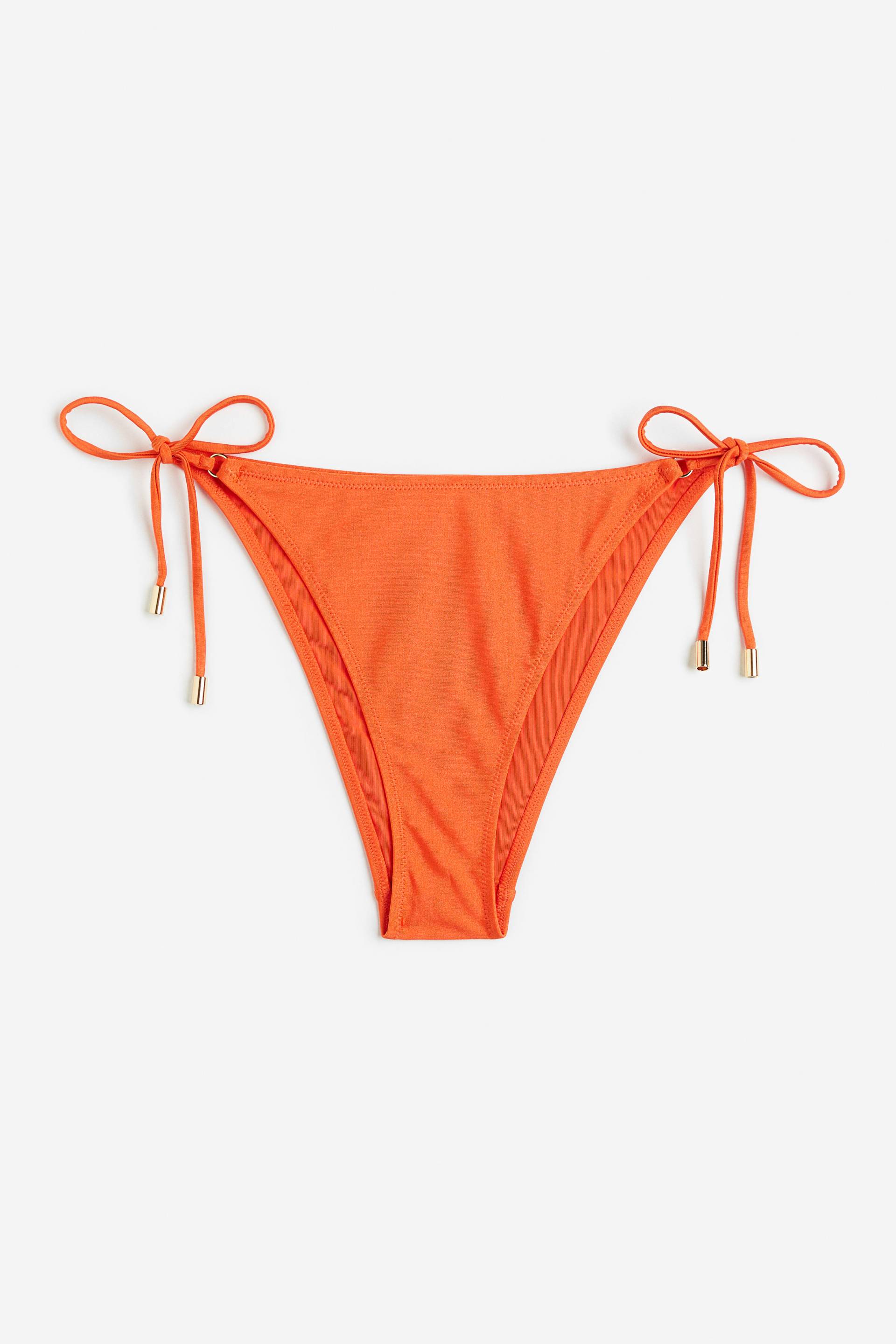 H&M Tie-Tanga Bikinihose Orange, Bikini-Unterteil in Größe 50 von H&M