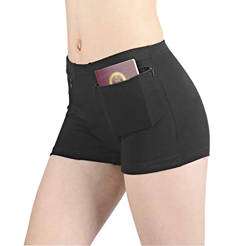 H&R Damen Unterwäsche mit Geheimtasche Panties, 2er Pack (Schwarz) - Schwarz - X-Large von H&R