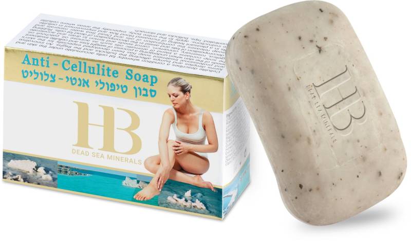 H.B. Dead Sea Minerals Feste Duschseife Health&Beauty Anti-Cellulite Seife mit Totes-Meer-Mineralien 115 g, Mit ätherischen Ölen von H.B. Dead Sea Minerals