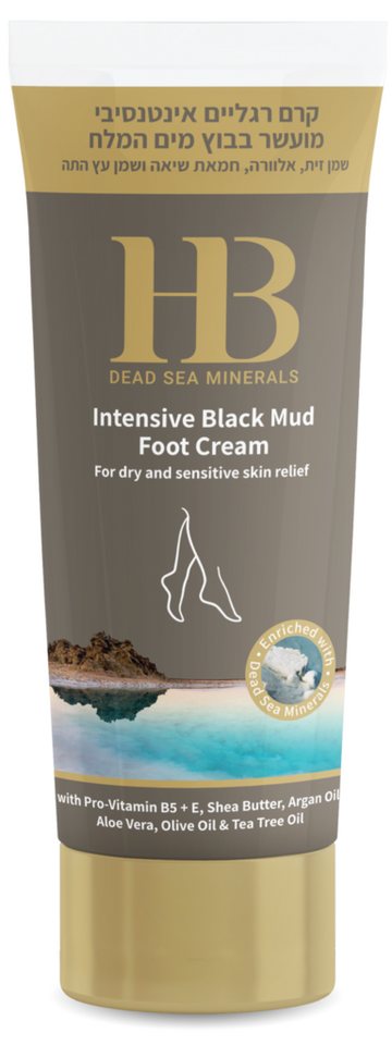 H.B. Dead Sea Minerals Fußcreme Health&Beauty Schwarze Fußcreme Totes Meer Mineralien 200ml von H.B. Dead Sea Minerals