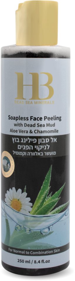 H.B. Dead Sea Minerals Gesichtsreinigungsgel Health&Beauty Totes-Meer-Gesichtspeeling mit Schlamm & Aloe 250ml von H.B. Dead Sea Minerals
