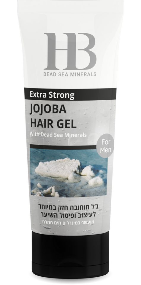 H.B. Dead Sea Minerals Haargel Health&Beauty Extra Starkes Jojoba Haar-Gel mit Totes-Meer 200ml von H.B. Dead Sea Minerals