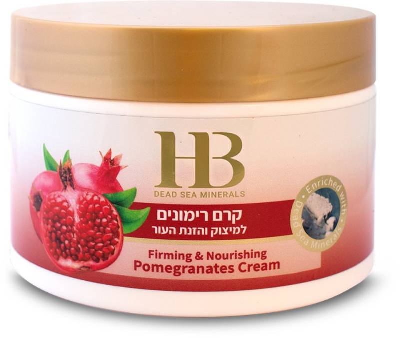 H.B. Dead Sea Minerals Körpercreme Health&Beauty Granatapfelcreme feuchtigkeitsspendend 350ml von H.B. Dead Sea Minerals