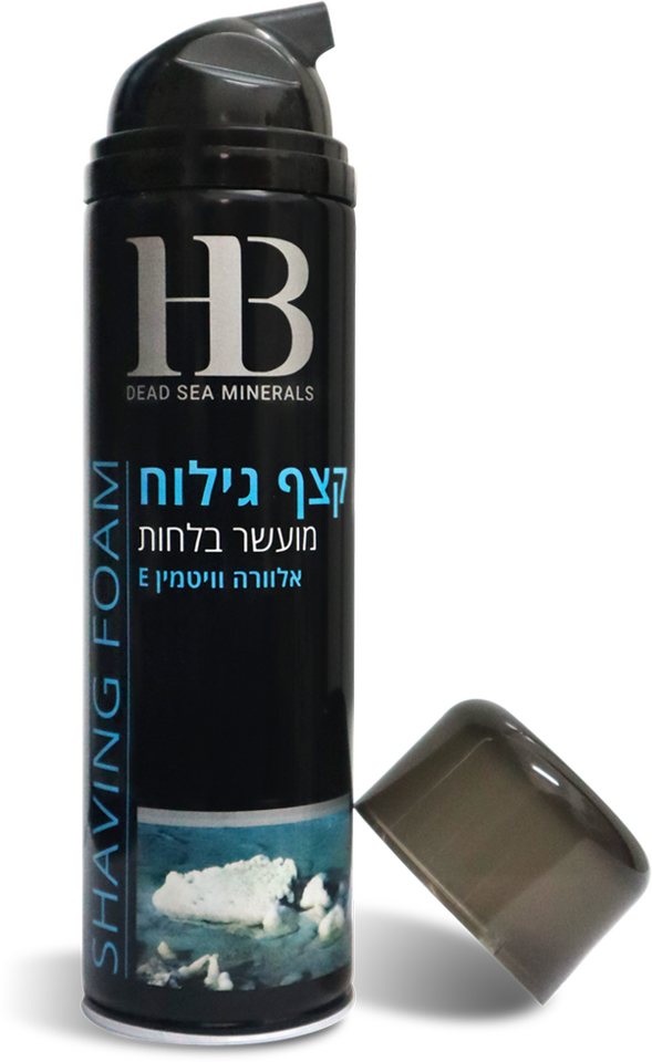 H.B. Dead Sea Minerals Rasierschaum Health&Beauty Rasierschaum mit Aloe & Kamille, Totes Meer 250 ml von H.B. Dead Sea Minerals