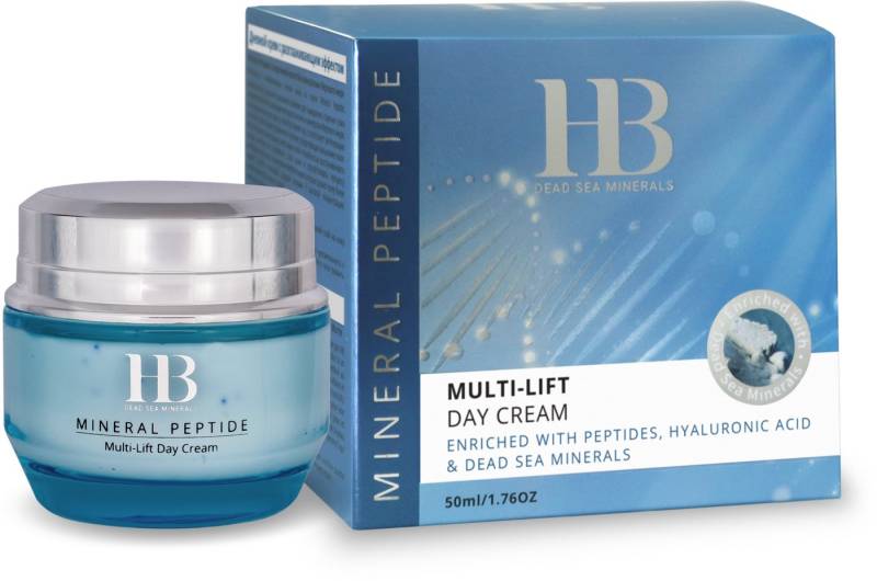 H.B. Dead Sea Minerals Tagescreme Health&Beauty Anti-Aging Peptid Tagescreme Totes Meer 50ml von H.B. Dead Sea Minerals
