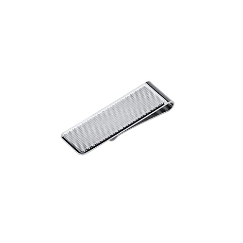 hochwertige Geldscheinklammer verchromt guillochiert - Clip für Geldscheine 7.5 cm - breite Geldspange zum Verschenken - ideal für unterwegs oder als Geschenk für den Herren hochwertige Geldscheinklammer verchromt guillochiert - Clip für Geldscheine 7.5 cm - breite Geldspange zum Verschenken - ideal für unterwegs oder als Geschenk für den Herren von H.Bauer jun.