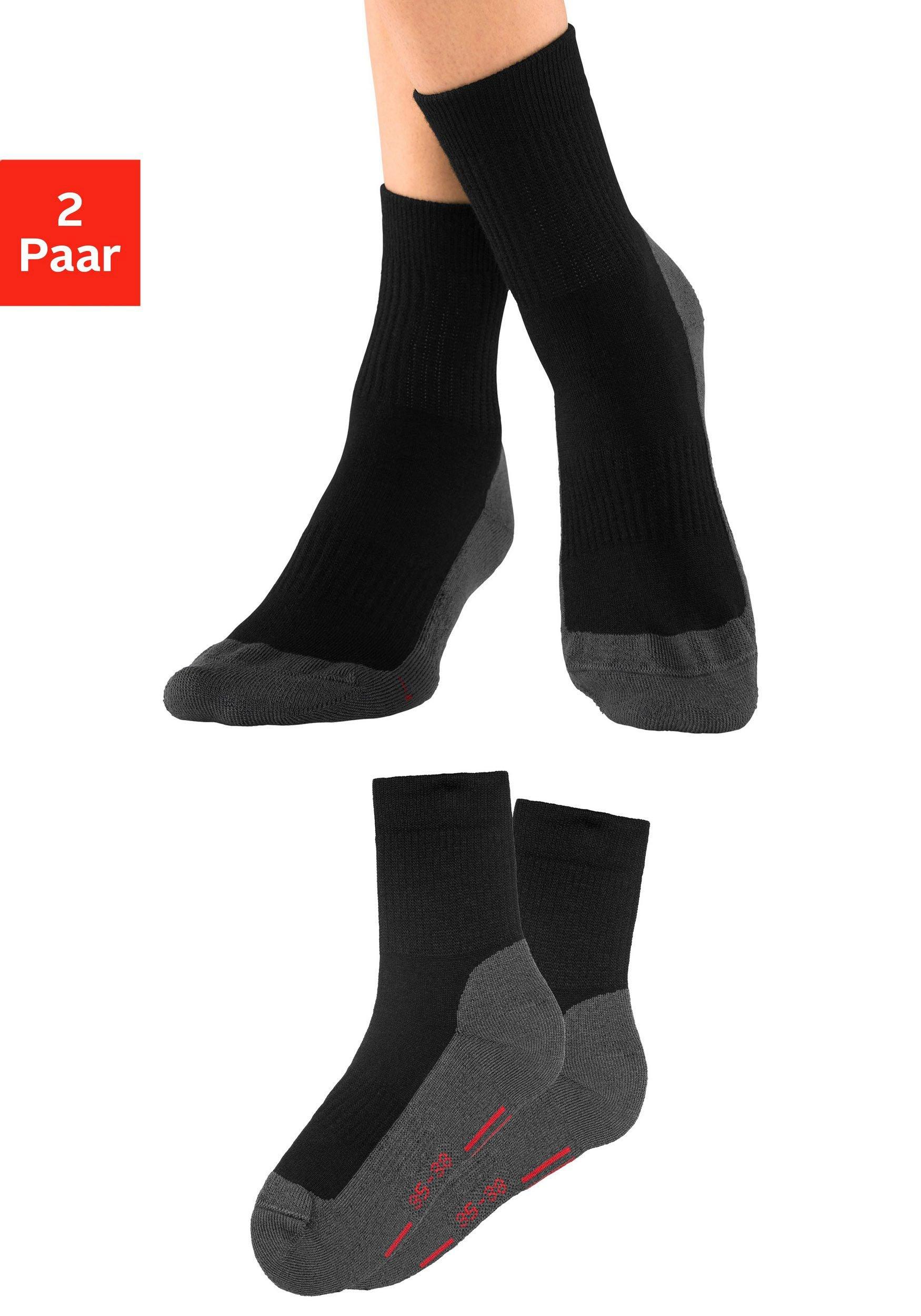 Große Größen: Wandersocken, schwarz, Gr.35/38-43/46 Große Größen: Wandersocken, schwarz, Gr.35/38-43/46 von H.I.S EM LBG