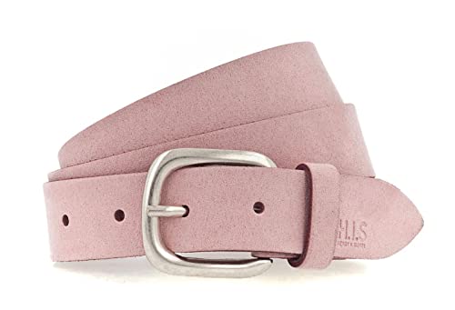 H.I.S 30mm Leather Belt W105 Rose von H.I.S