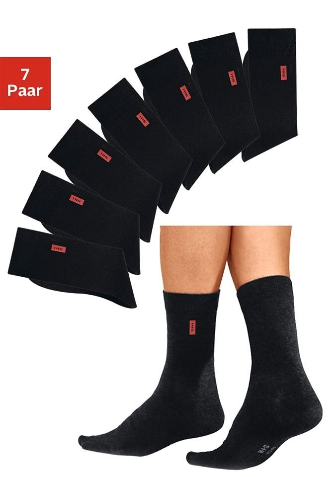 H.I.S Basicsocken (Packung, 7-Paar) in angenehmer Baumwollqualität von H.I.S
