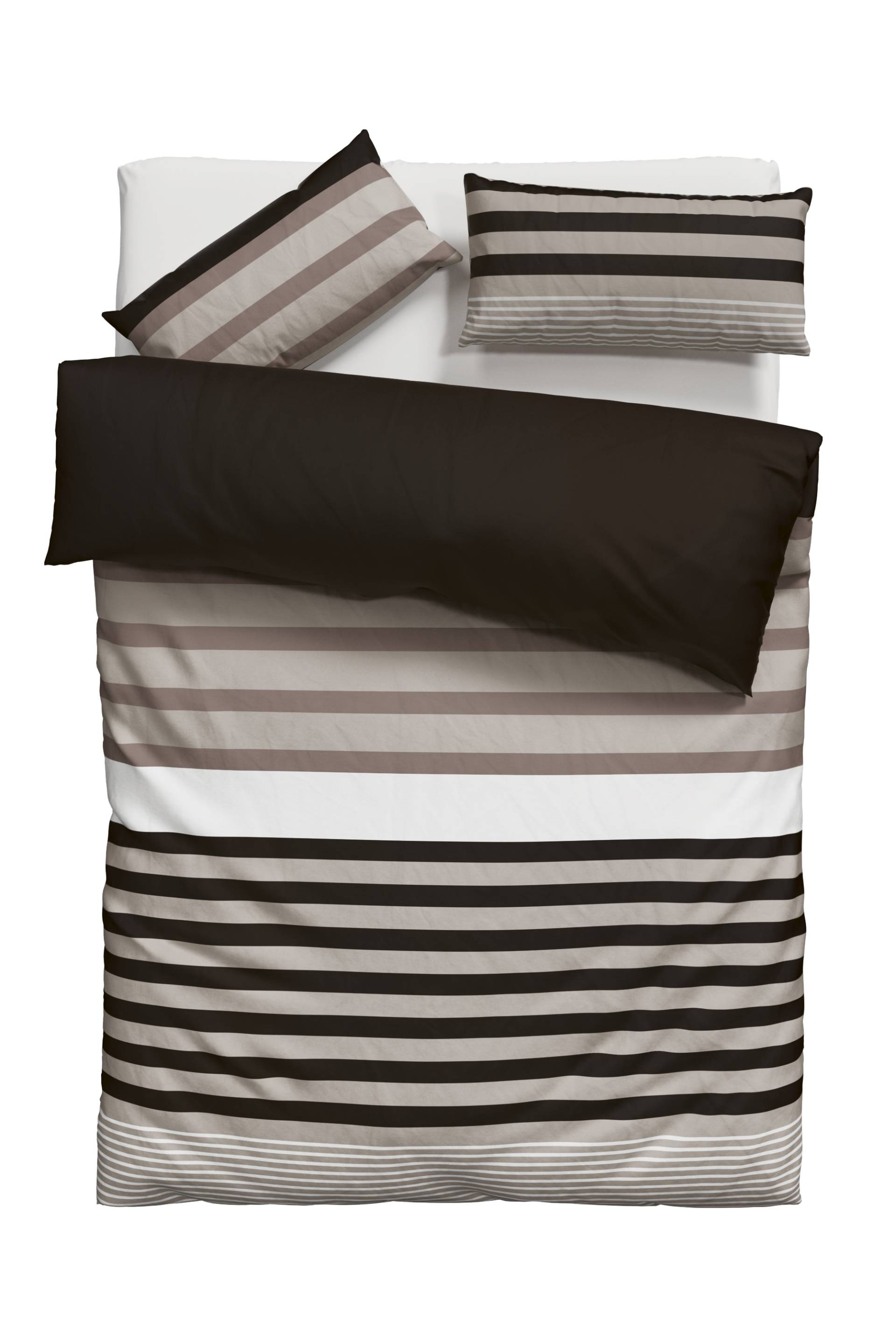 H.I.S Bettwäsche "Majoran" 2 Stk. tlg. gestreifte Bettwäsche in verschiedenen Qualitäten von H.I.S