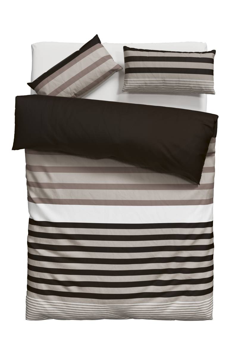 H.I.S Bettwäsche "Majoran" 2 Stk. tlg. gestreifte Bettwäsche in verschiedenen Qualitäten von H.I.S