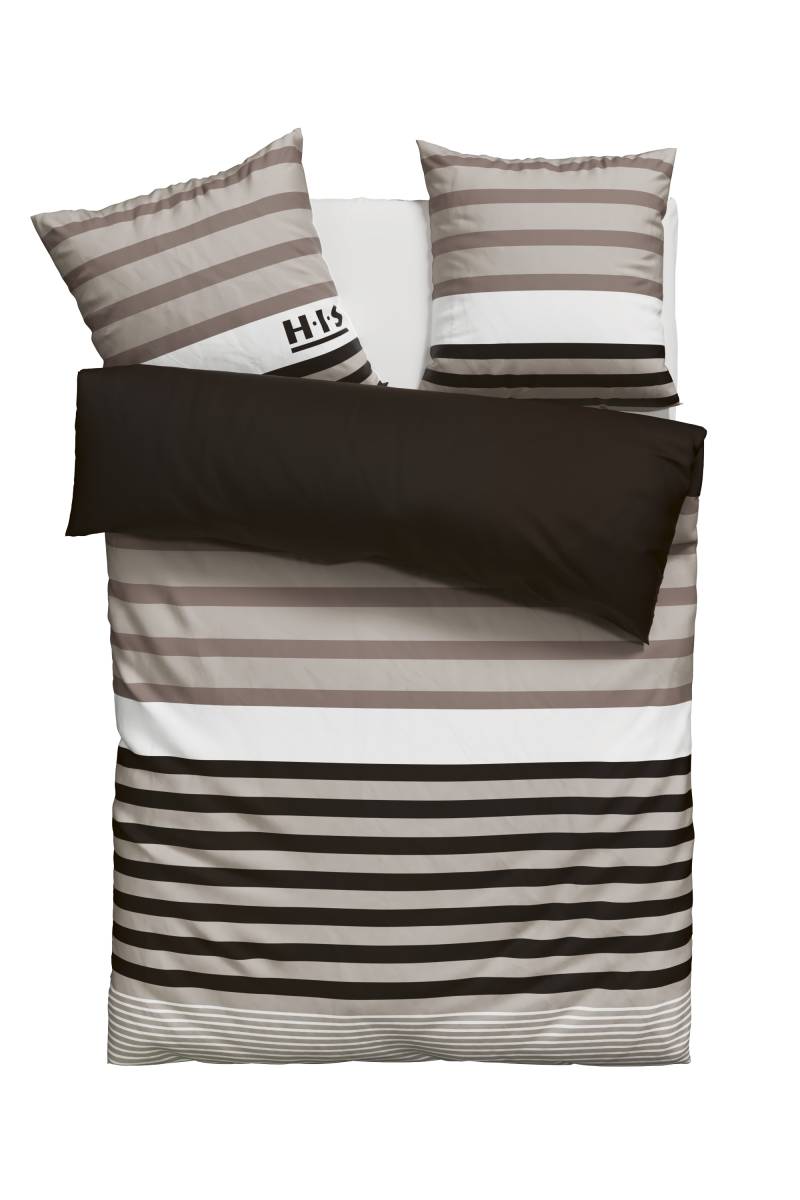 H.I.S Bettwäsche "Majoran" 2 Stk. tlg. gestreifte Bettwäsche in verschiedenen Qualitäten von H.I.S