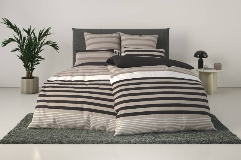 H.I.S Bettwäsche "Majoran" 2 Stk. tlg. gestreifte Bettwäsche in verschiedenen Qualitäten von H.I.S