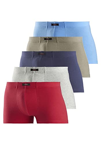 H.I.S Boxer, H.I.S (5 Stück), tolle Basics, perfekter Sitz durch elastische Baumwoll-Qualität bunt Retro Pants in in enger Passform von H.I.S
