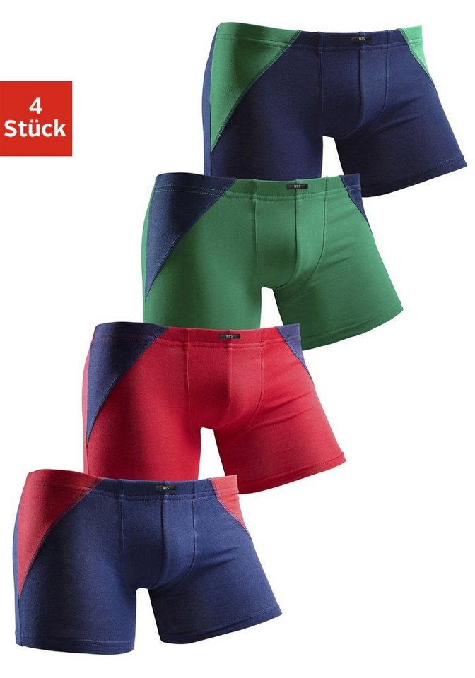 H.I.S Boxer (Packung, 4-St) mit coolem Colorblocking für einen sportlichen Auftritt von H.I.S