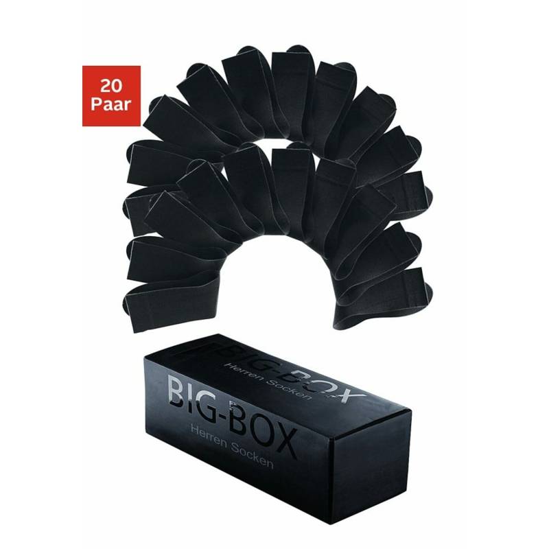 H.I.S Businesssocken Damen 20x schwarz Gr.43-46 von H.I.S