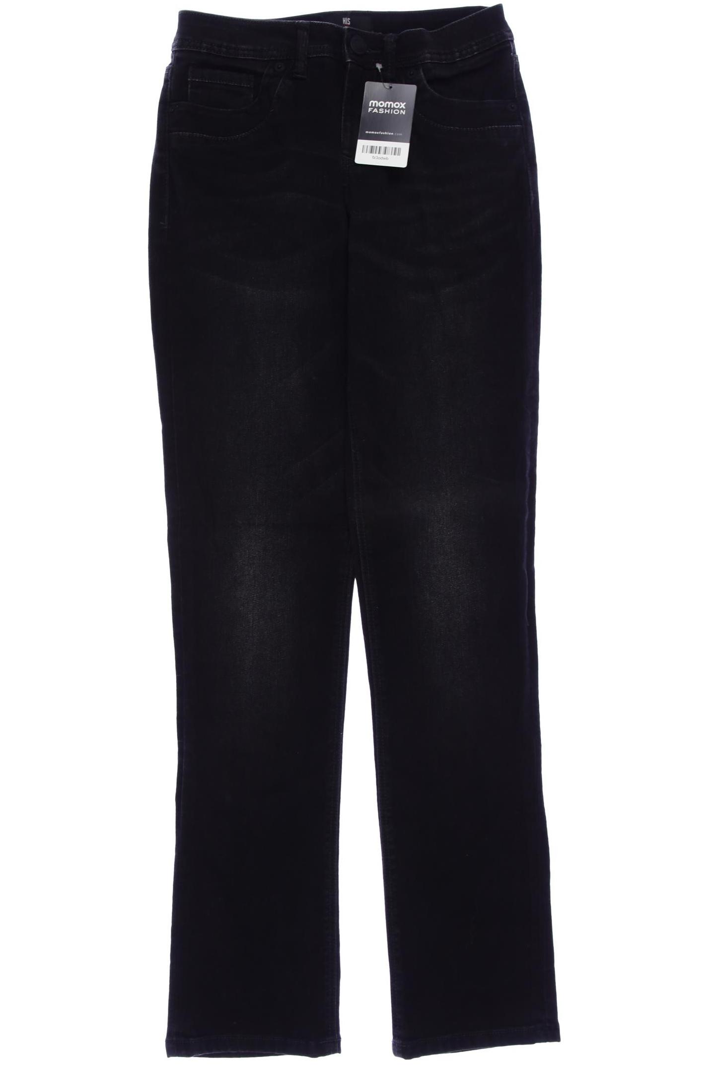 H.I.S Damen Jeans, schwarz von H.I.S