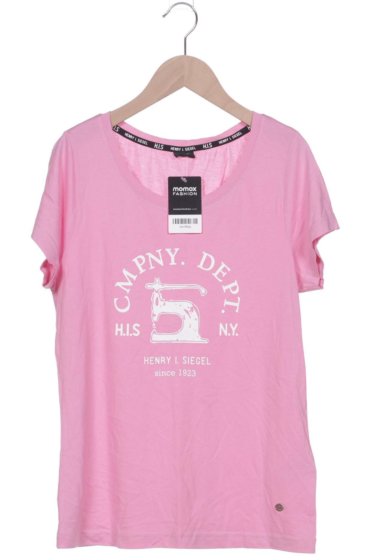 H.i.s Damen T-Shirt, pink, Gr. 36 von H.I.S