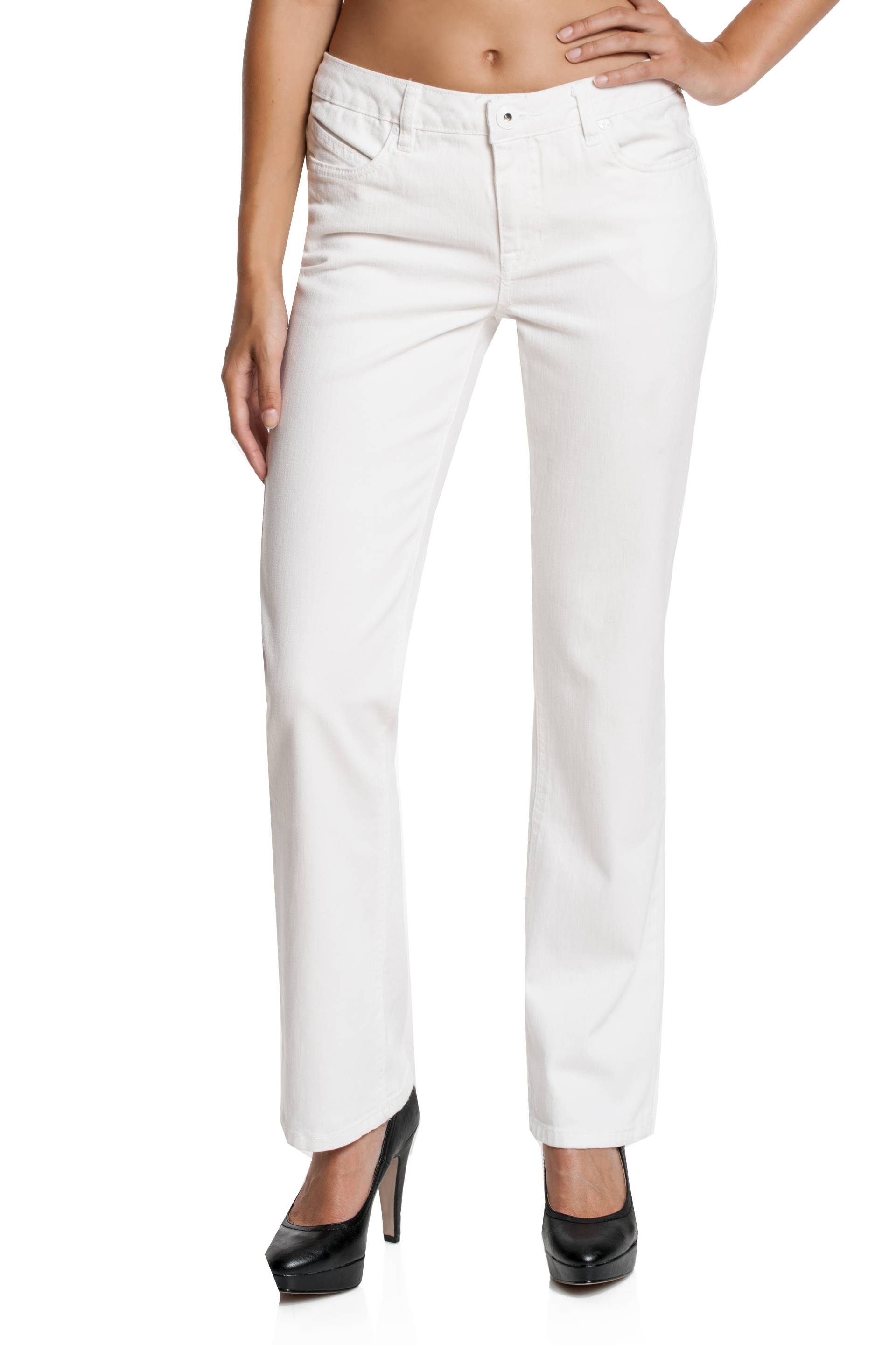 H.I.S Damenjeans Mara white von H.I.S.