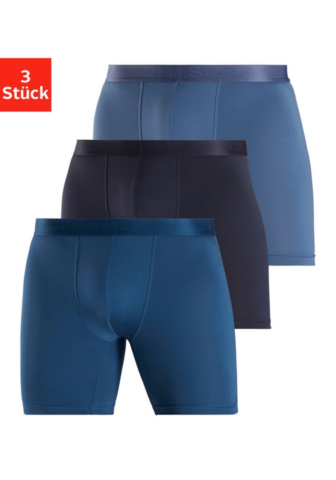 H.I.S Funktionsboxer (Packung, 3-St) mit langem Bein in pflegeleichter Microfaser-Qualität von H.I.S
