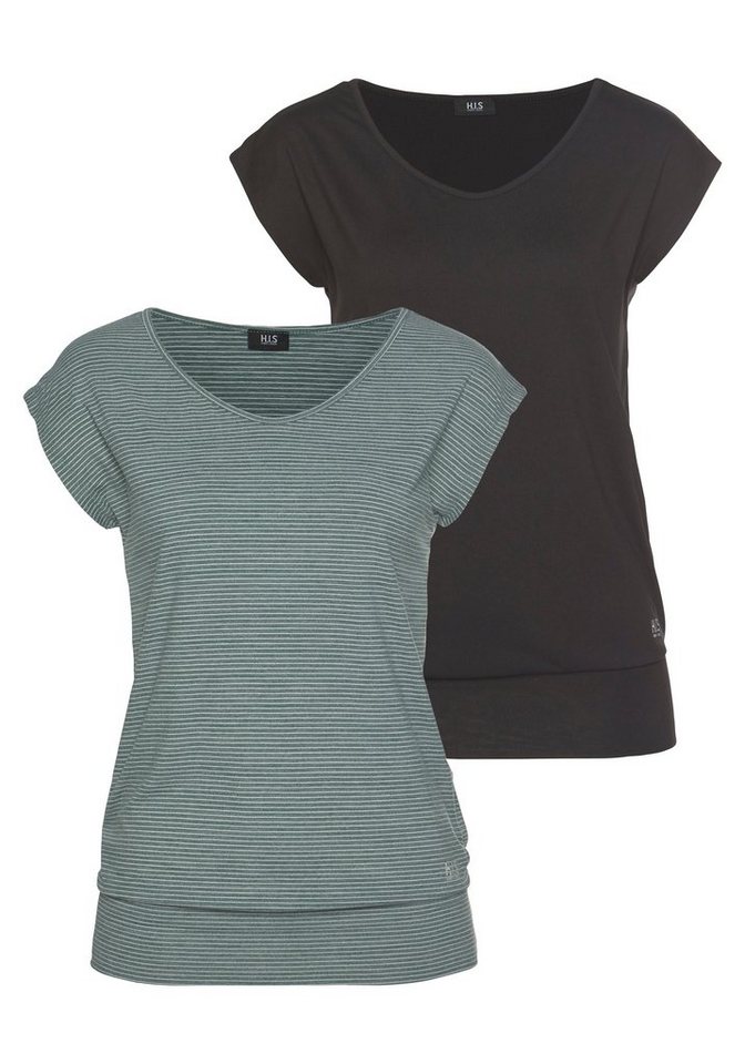 H.I.S Funktionsshirt (Spar-Set, 2er-Pack) ärmellos, figurfreundlicher Schnitt, ideal für Sport und Wandern von H.I.S