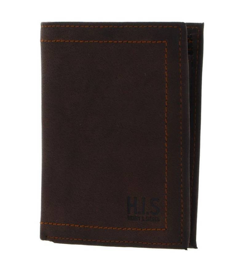 H.I.S Geldbörse Wallet, aus echtem Leder von H.I.S